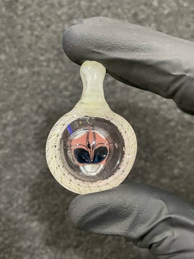 Preview pic of Willstar Glass Pink Ranger Millie Pendant