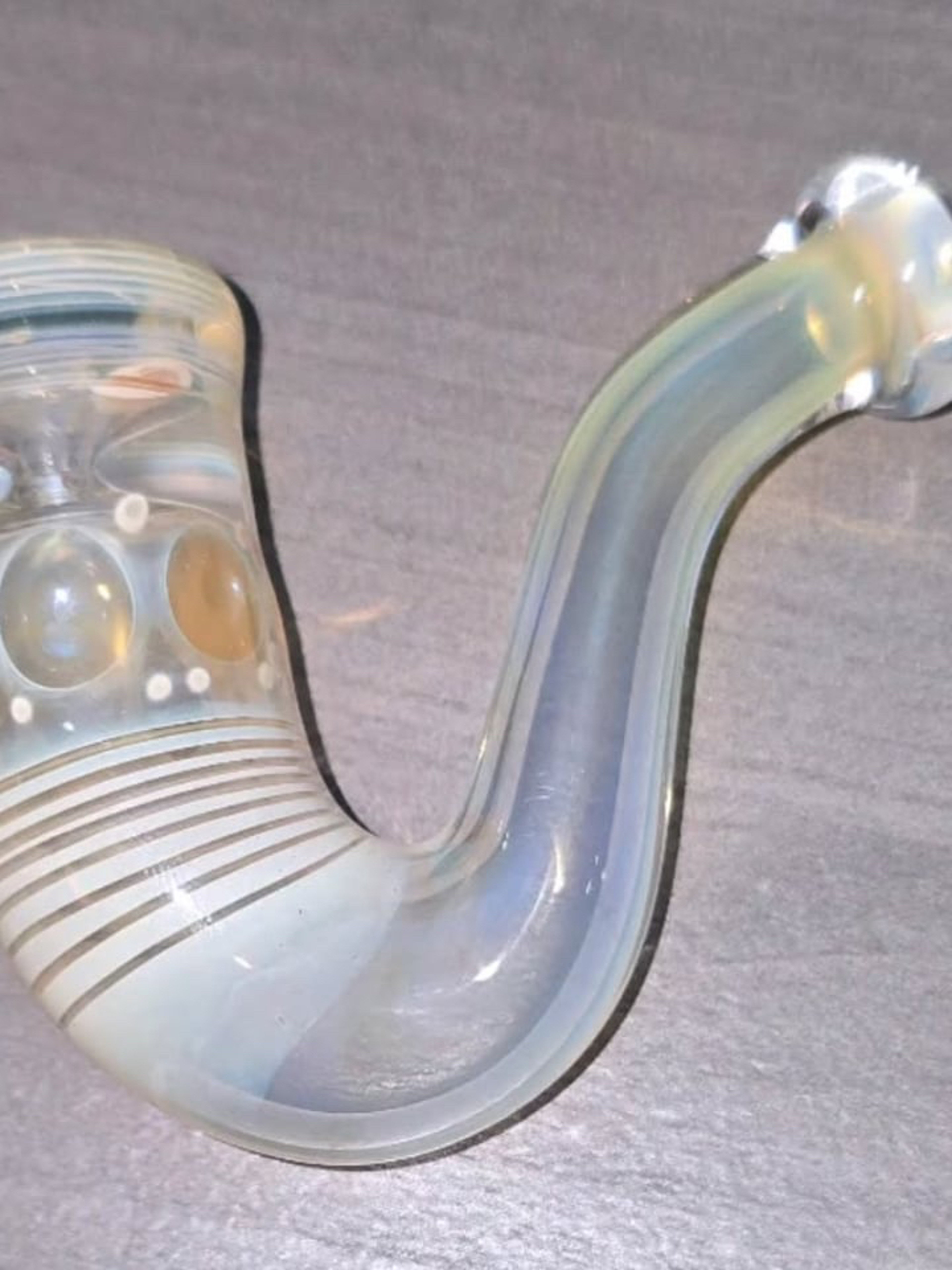 Preview pic of Badback glass fumed sherlock dry onie pipe
