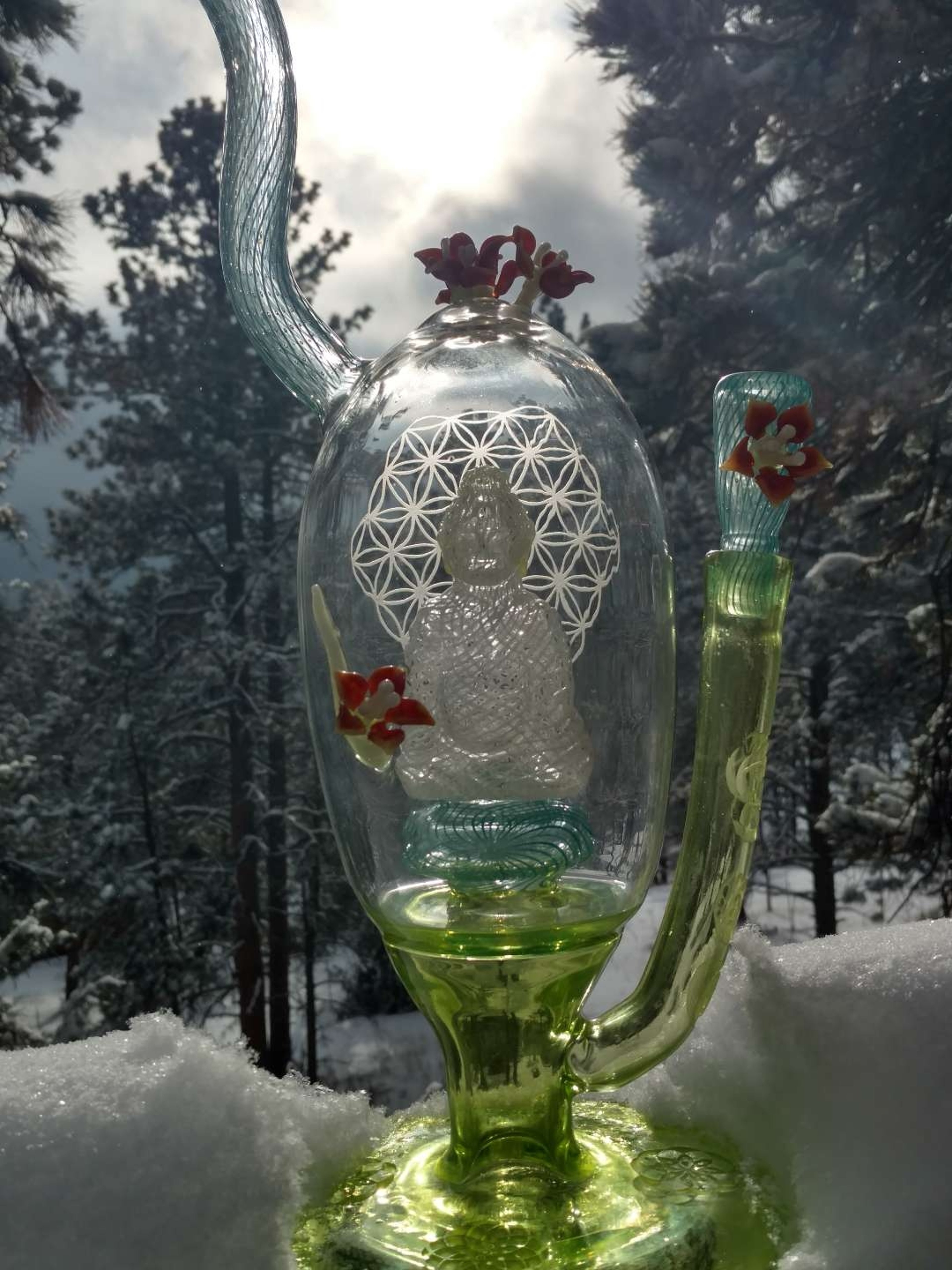 Preview pic of *RARE* Marcel x Liberty x RAD glass sculpture