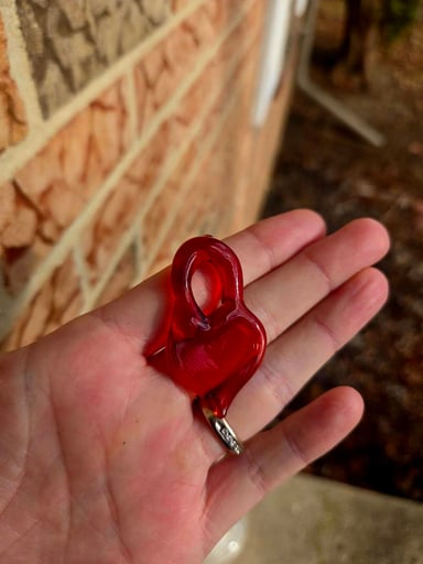 Preview pic of Pomegranate Heart Pendant