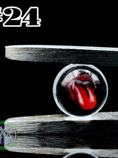 Preview pic of Steve H Glass - Terp Pearl #24 - Milli 6mm (The Rolling Stones)
