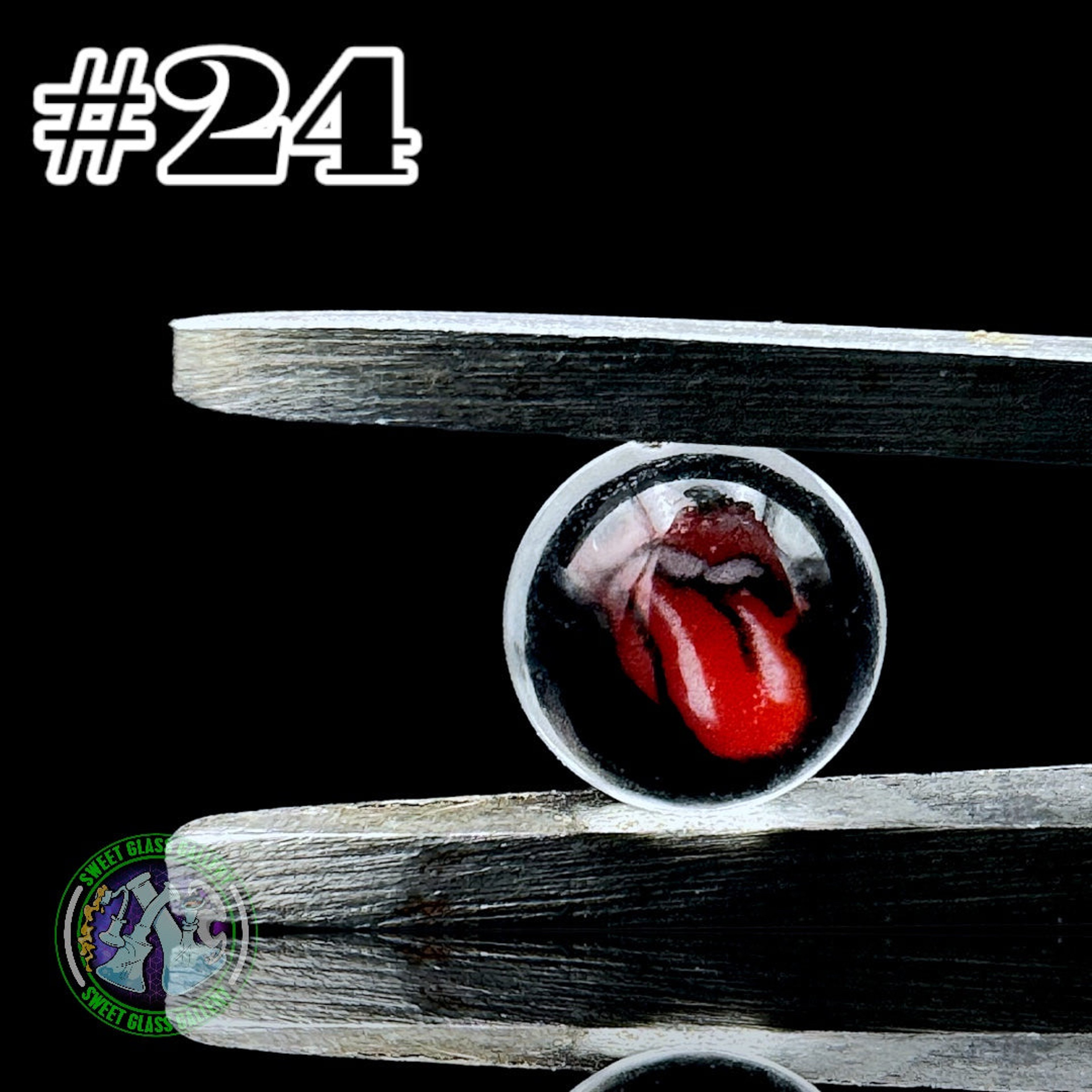 Preview pic of Steve H Glass - Terp Pearl #24 - Milli 6mm (The Rolling Stones)