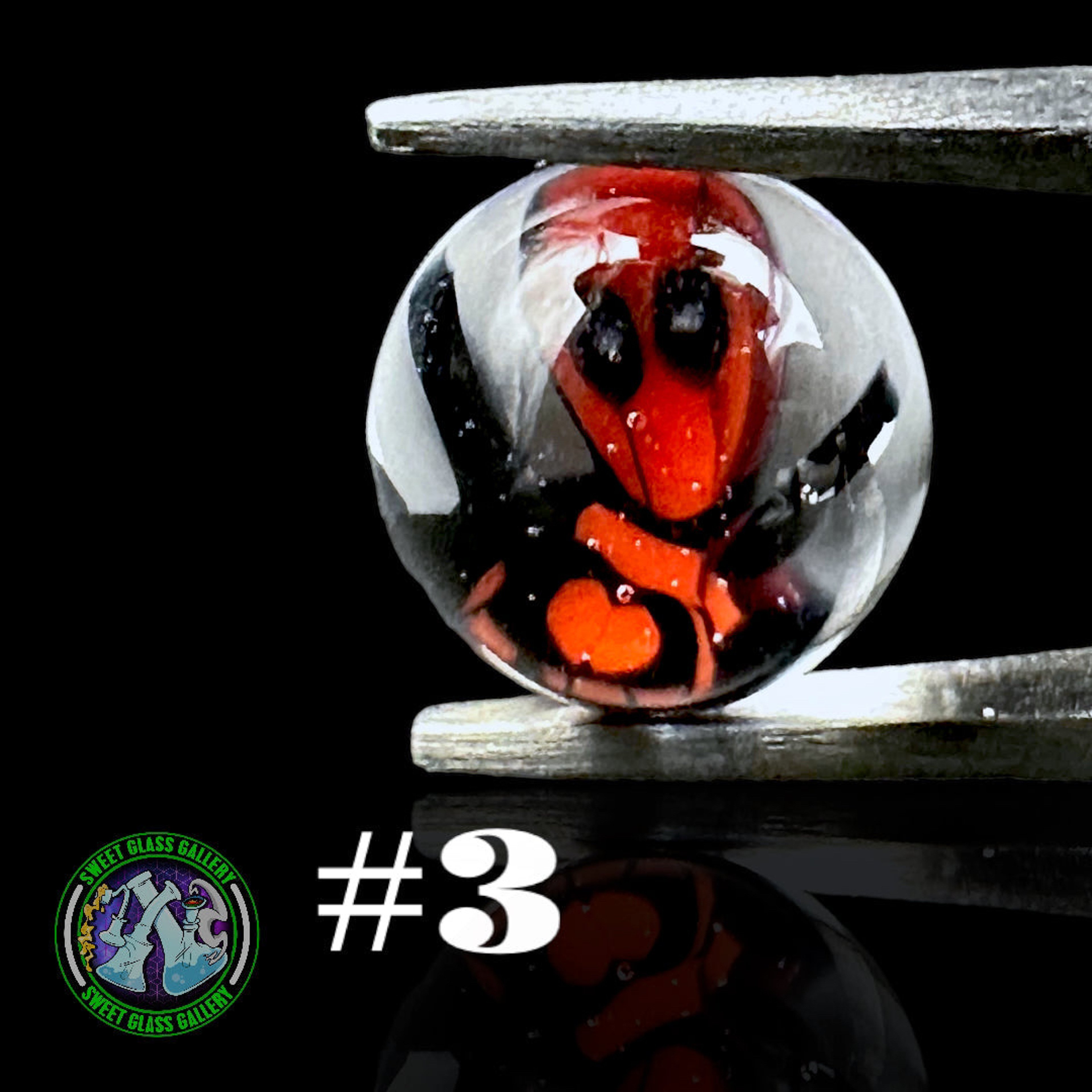 Preview pic of Steve H Glass - Terp Pearl #3 - Milli 6mm (Dead Pool)
