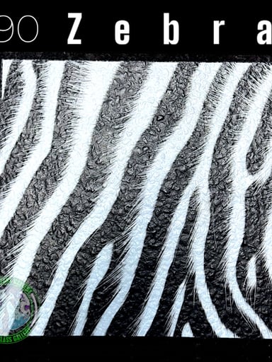 Preview pic of Moodmats - Dab Mat #90 - Zebra