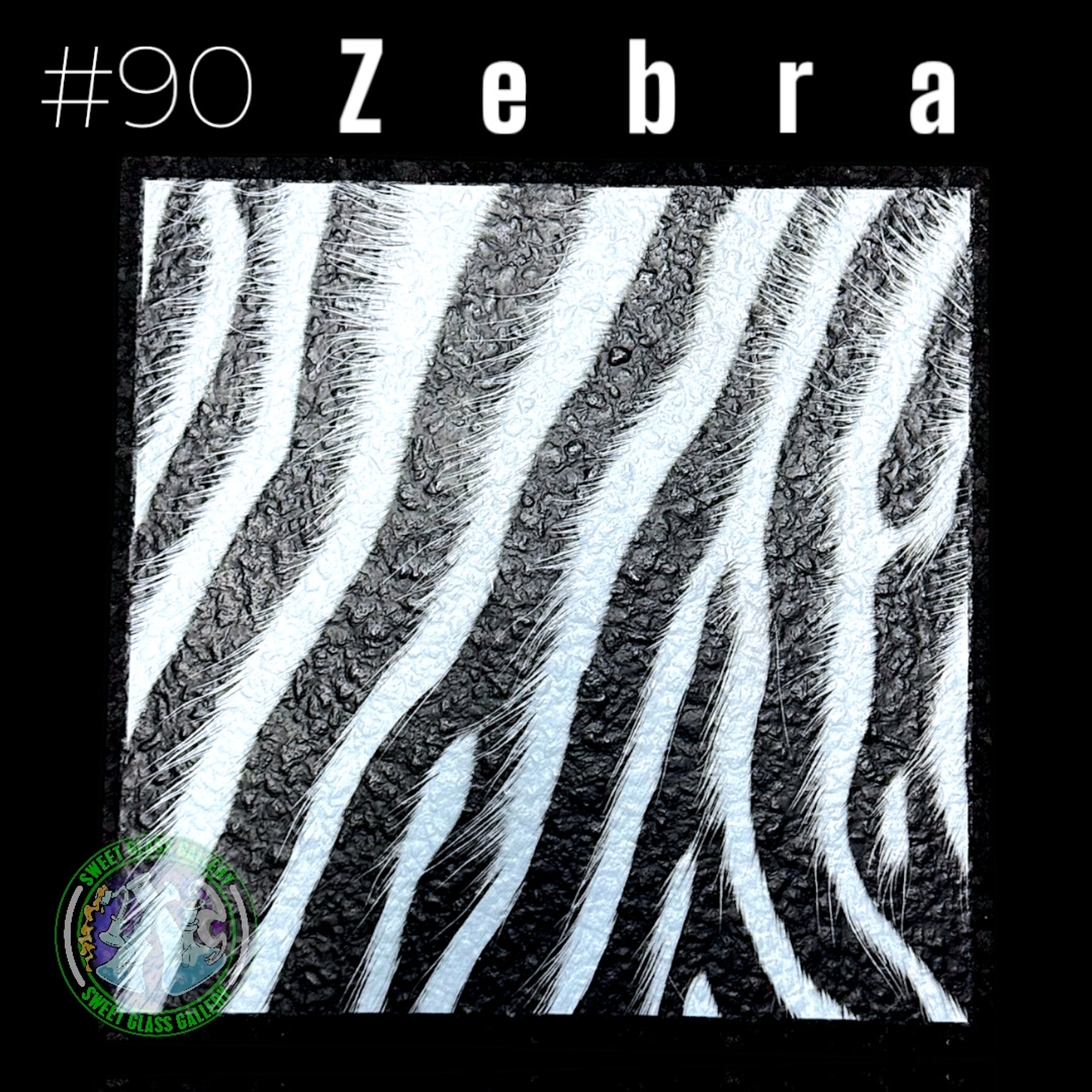 Preview pic of Moodmats - Dab Mat #90 - Zebra