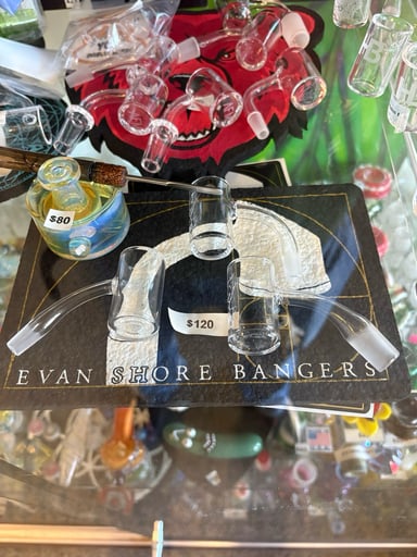 Preview pic of Evan Shore 14mm 45 Titty banger 14mm 45 degree  price is for one