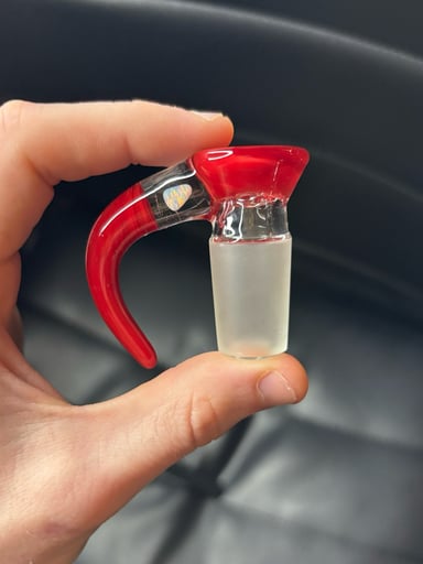 Preview pic of 18mm 4-hole cherry slide, w/opal cherry horn