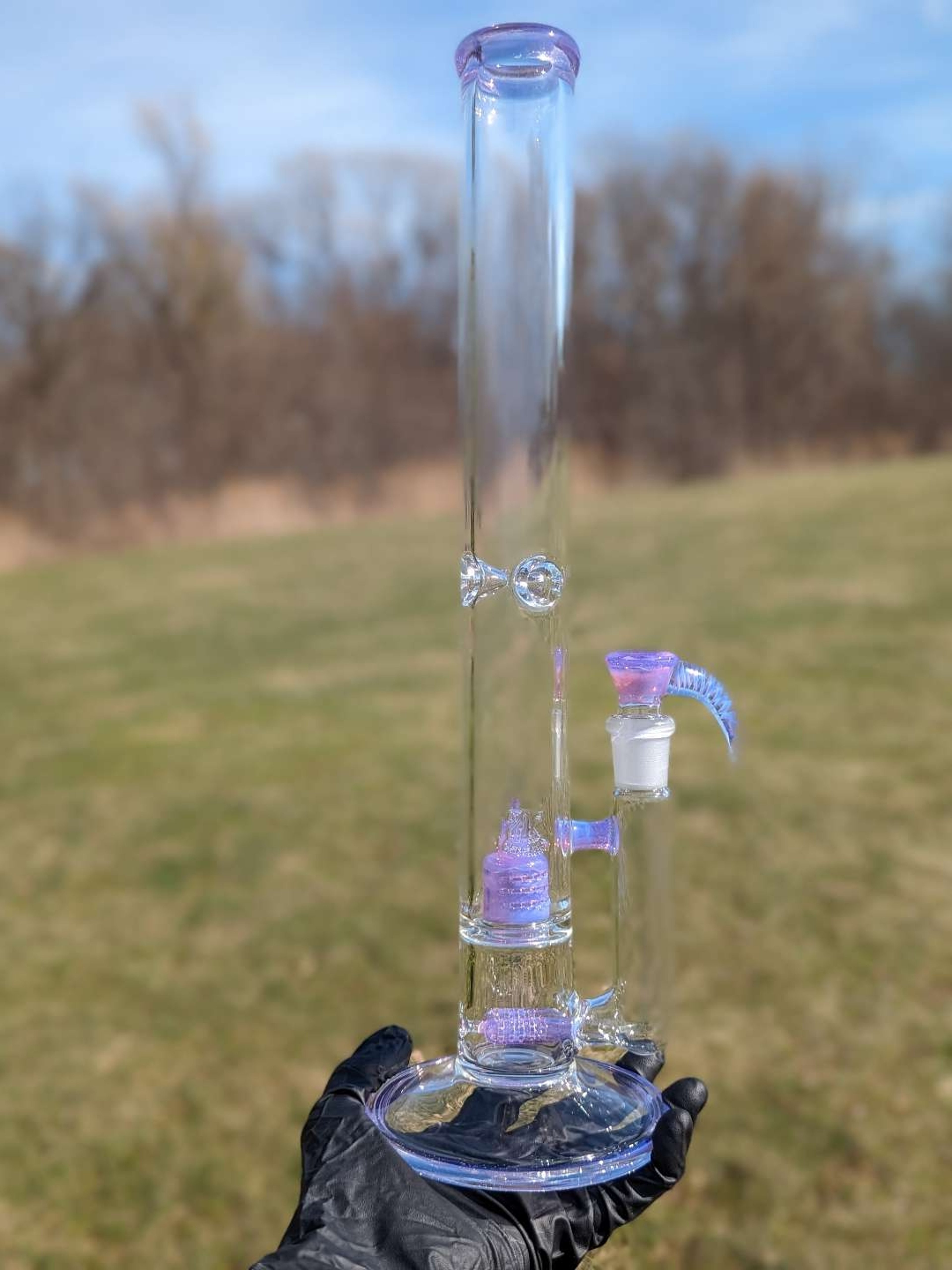 Preview pic of 2K Glass Dual Gridline to 180 Grid Cap - Purple