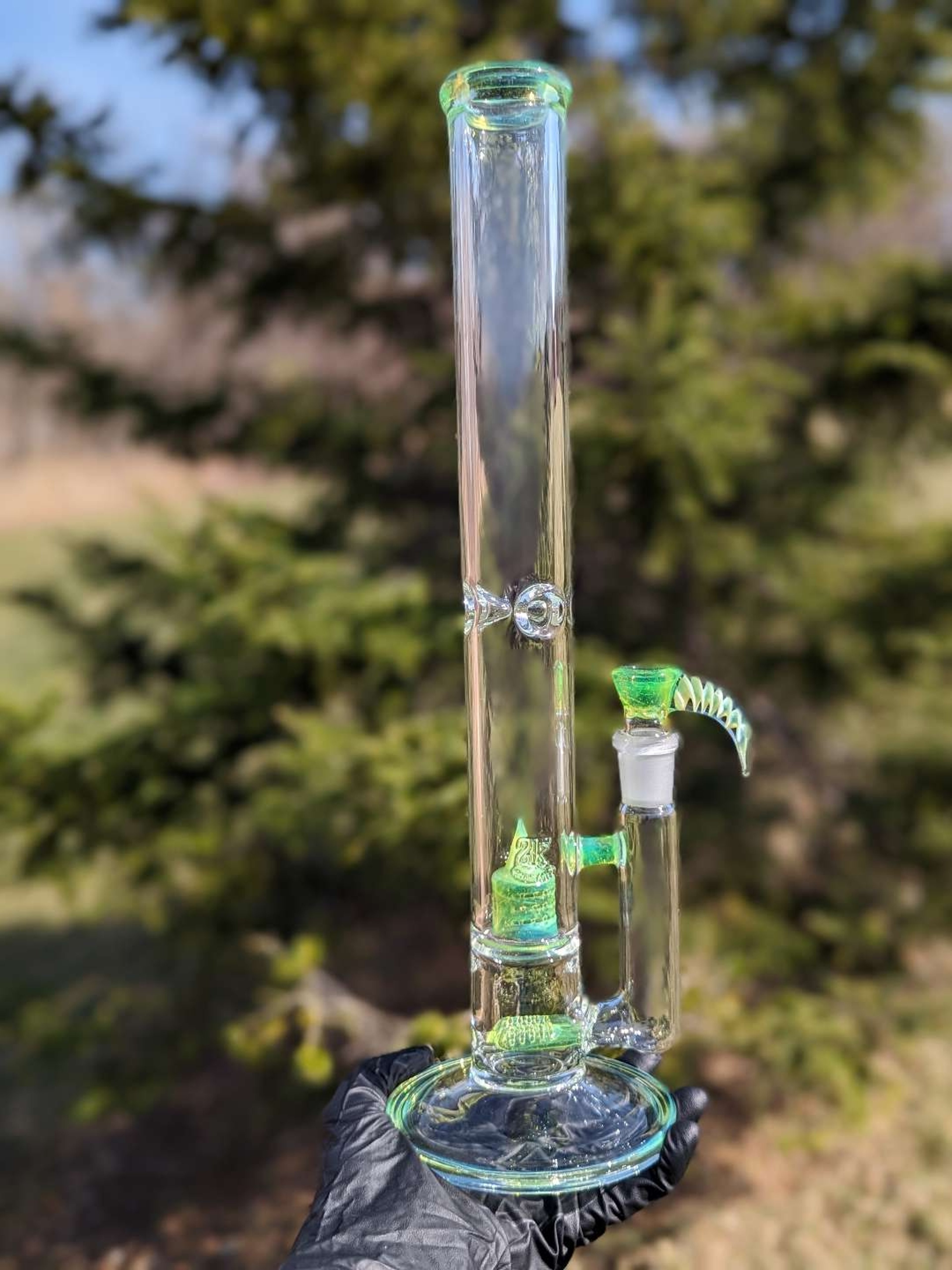 Preview pic of 2K Glass Dual Gridline to 180 Grid Cap - Green