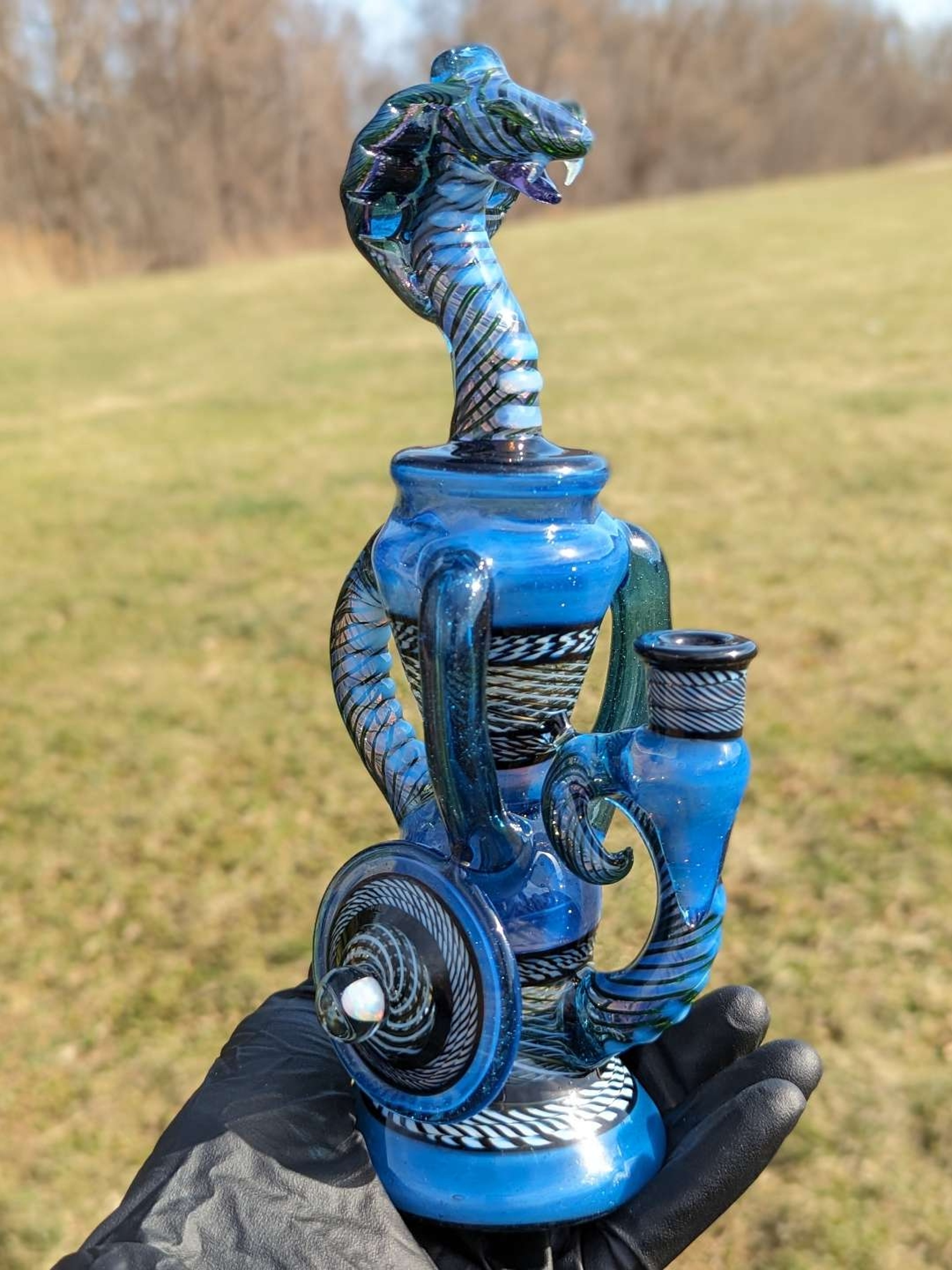 Preview pic of Cobracycler Dab Rig 9.5" - by Mako Glass