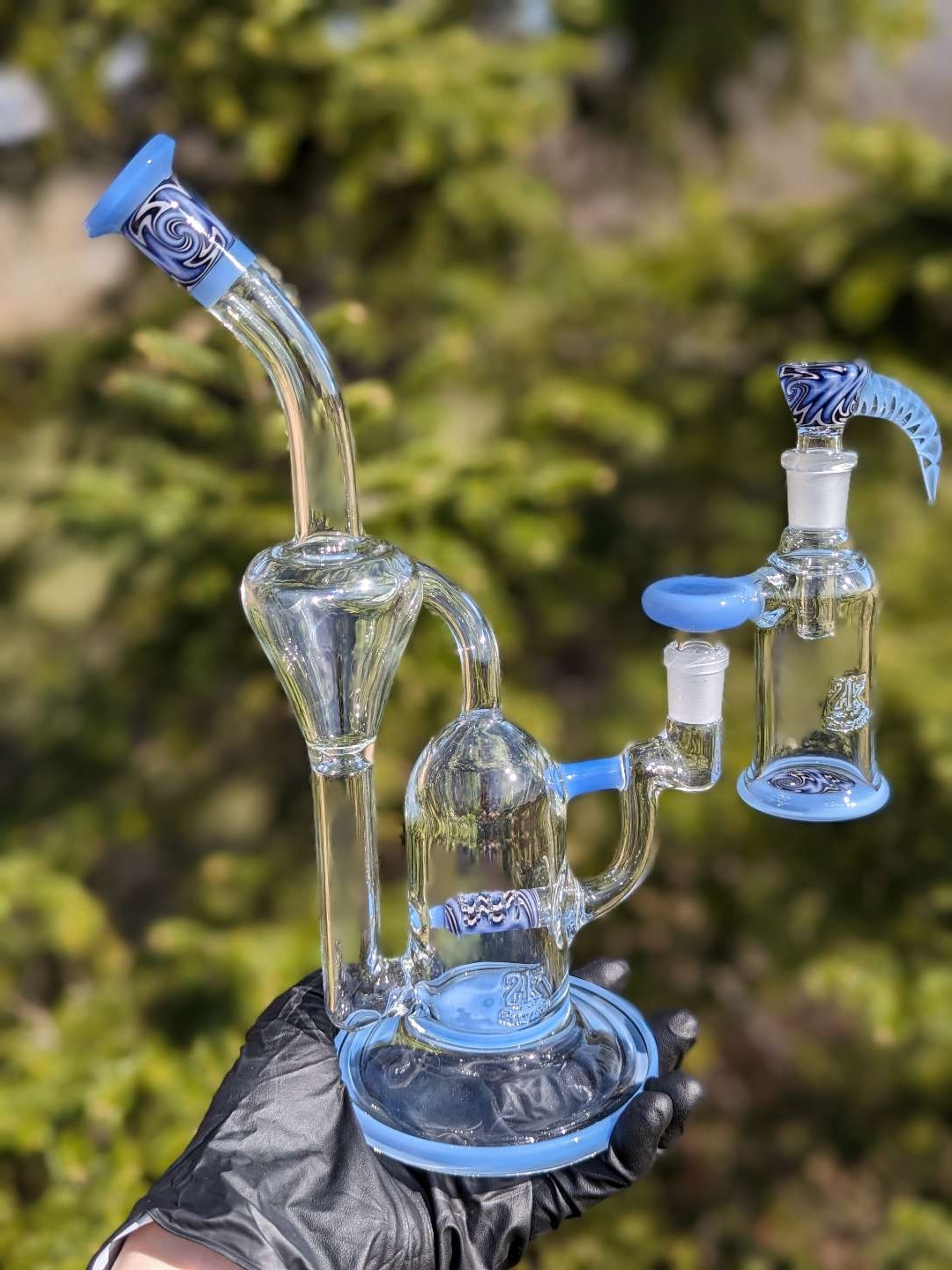 Preview pic of 2K Glass Wig Wag RBR Set w/ Ash Catcher