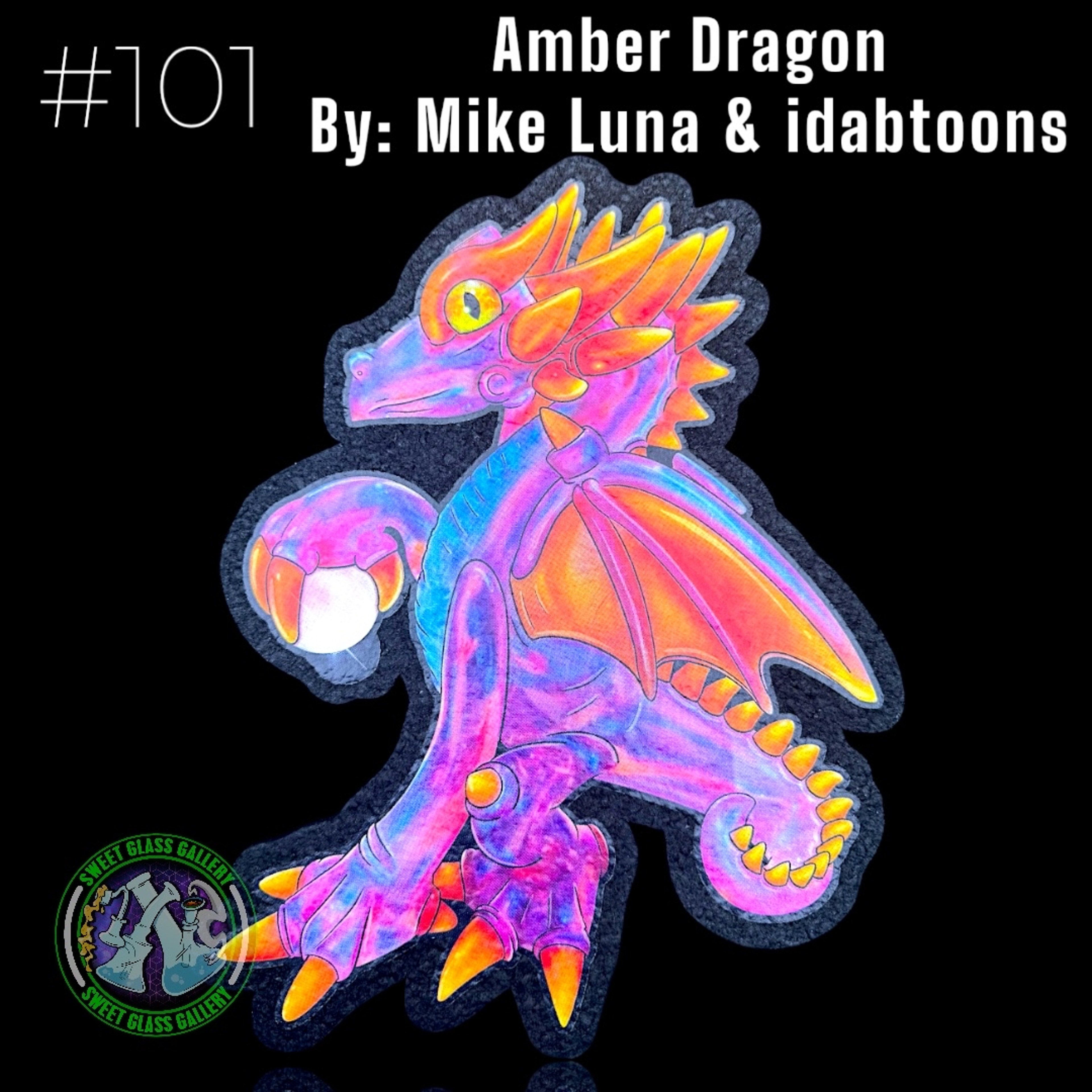 Preview pic of Moodmats - Dab Mat #101 - Amber Dragon By: Mike Luna x idabtoons