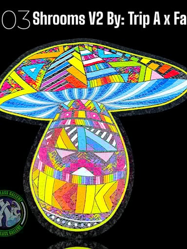 Preview pic of Moodmats - Dab Mat #103 - Shrooms v2 By: Trip A x Fabsss