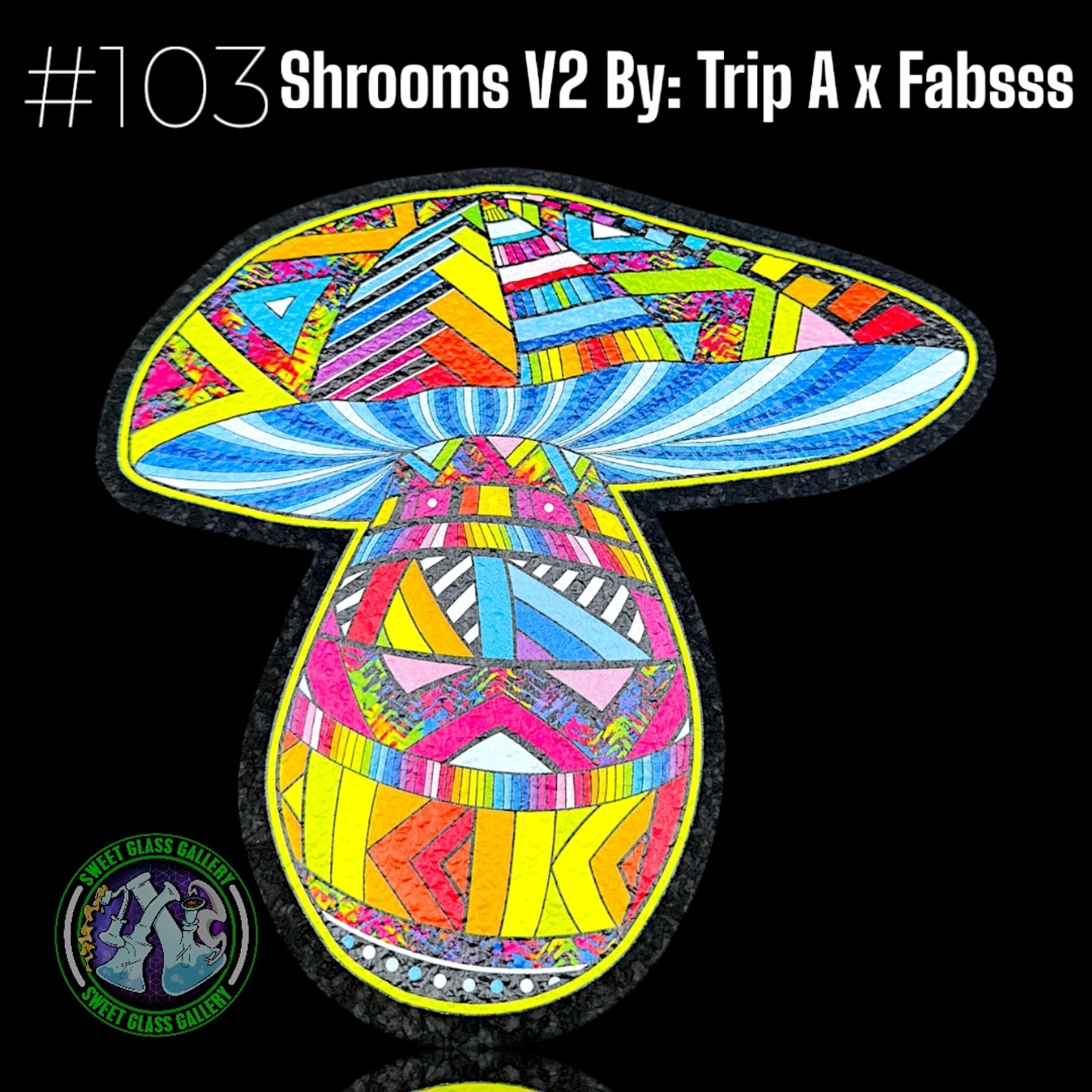 Preview pic of Moodmats - Dab Mat #103 - Shrooms v2 By: Trip A x Fabsss