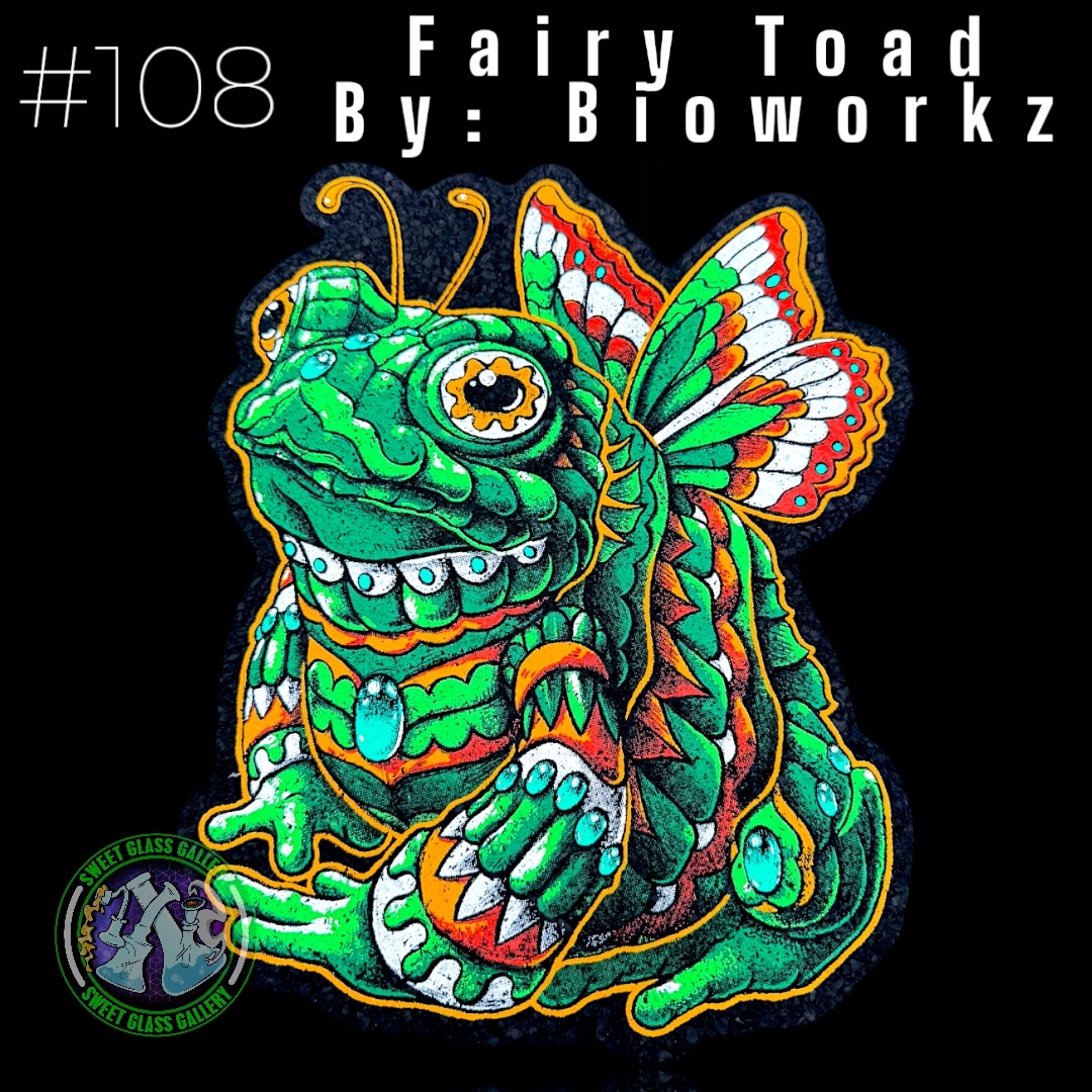 Preview pic of Moodmats - Dab Mat #108 - Fairy Toad By: Bioworkz