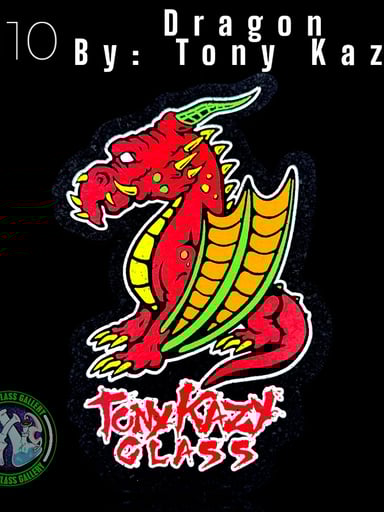 Preview pic of Moodmats - Dab Mat #110 - Dragon By: Tony Kazy
