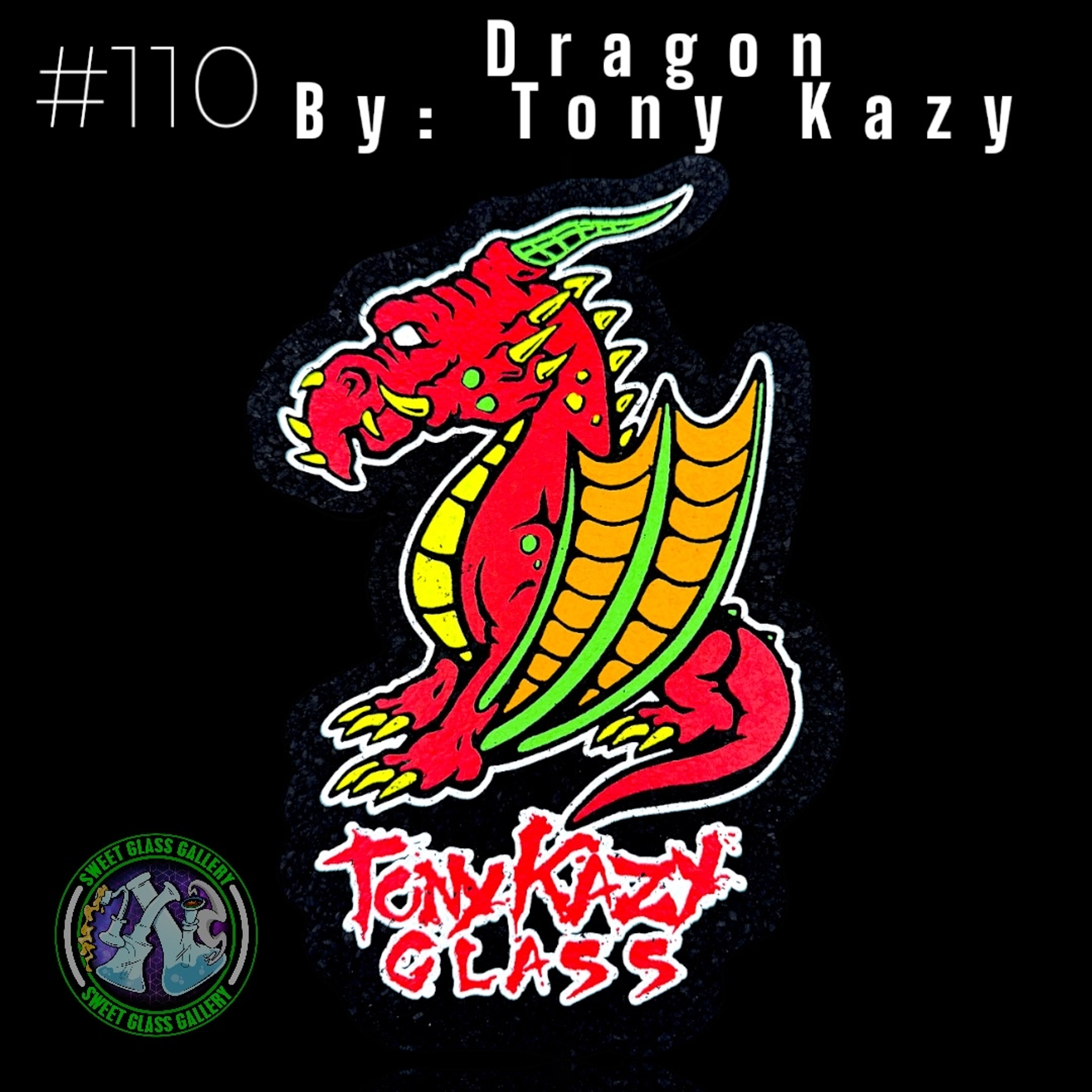 Preview pic of Moodmats - Dab Mat #110 - Dragon By: Tony Kazy