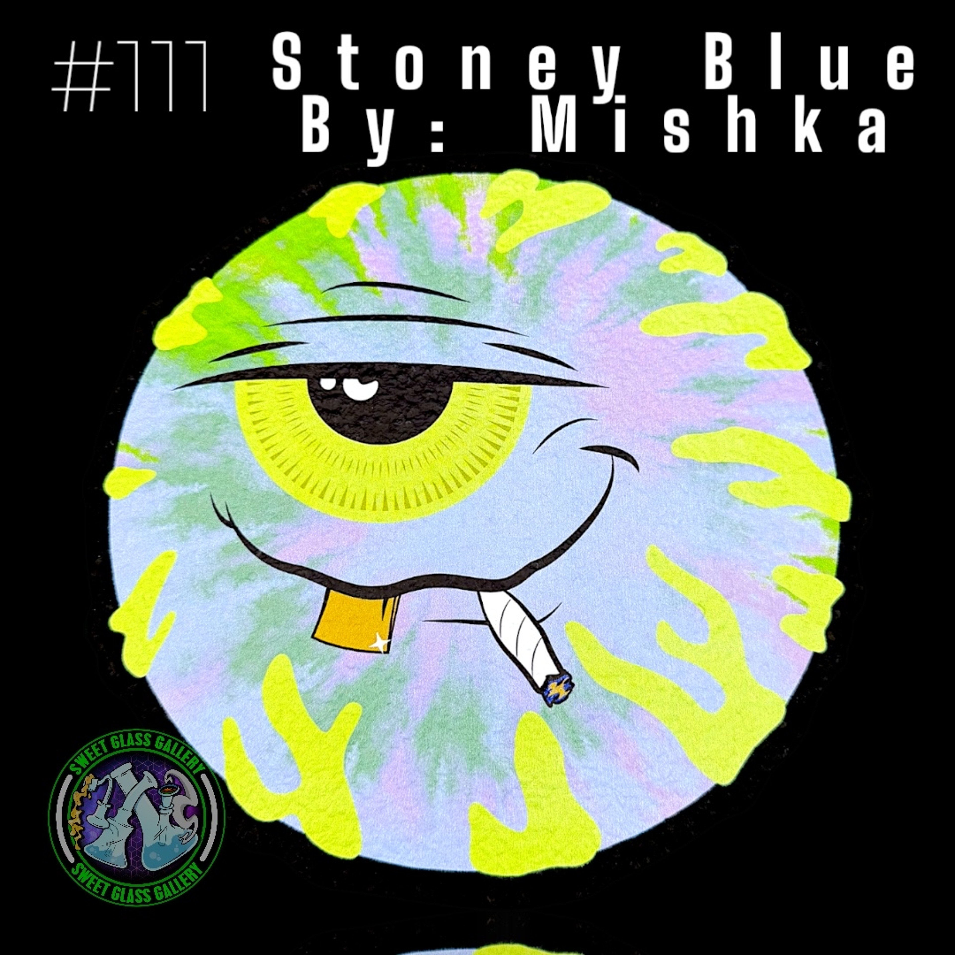 Preview pic of Moodmats - Dab Mat #111 - Stoney Blue By: Mishka
