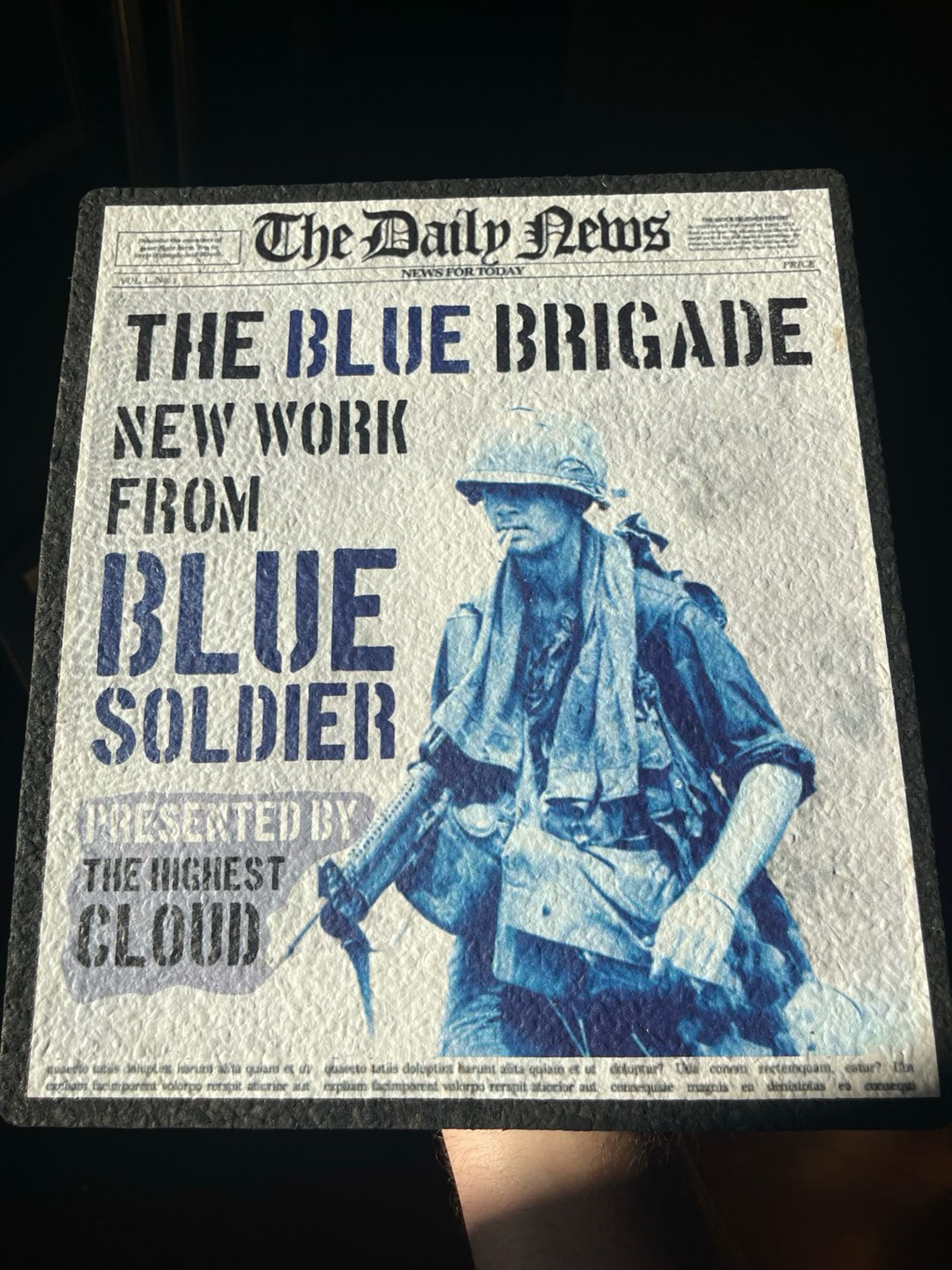 Preview pic of The Highest Cloud x Blue Soldier Moodmat