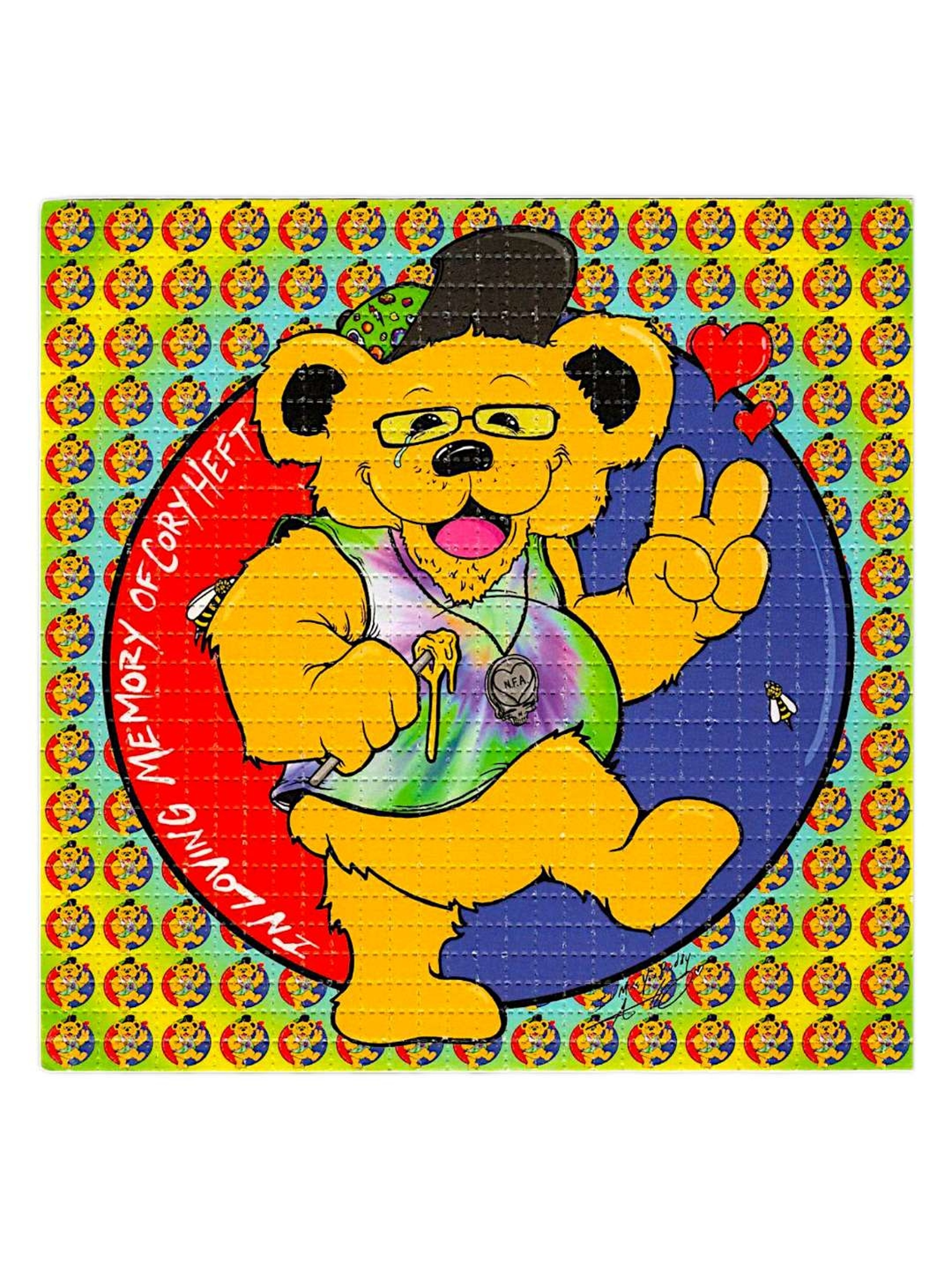 Preview pic of Aaron Brooks "Cory Heft Memorial Fundraiser" Blotter Print