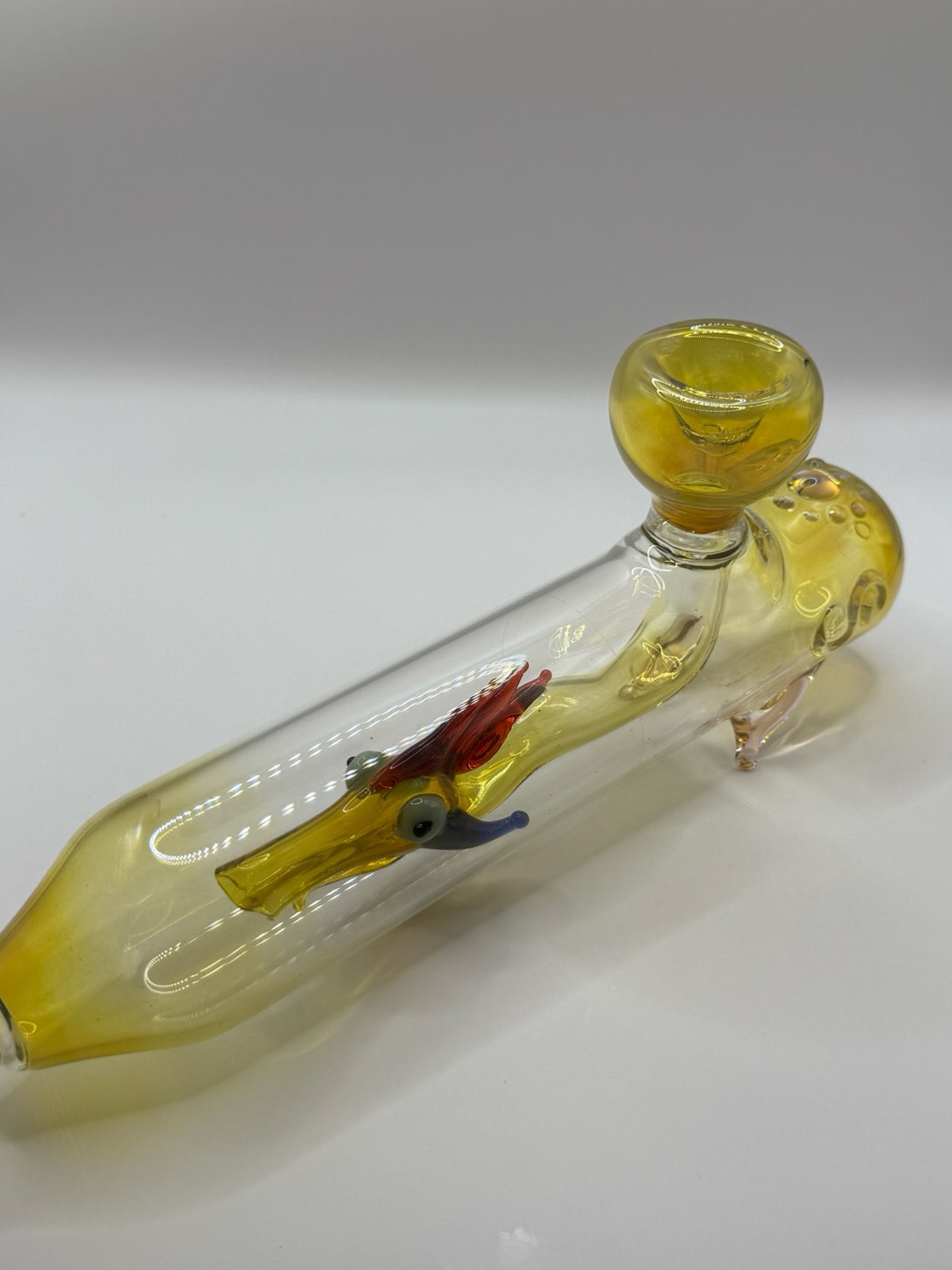 Dragon Pipe HUGE Bowl 10in long image 0
