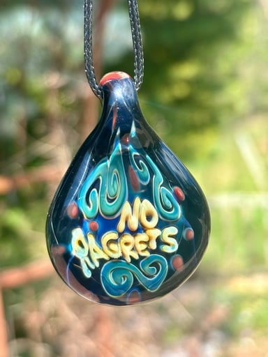 Preview pic of “No Ragrets” pendant necklace
