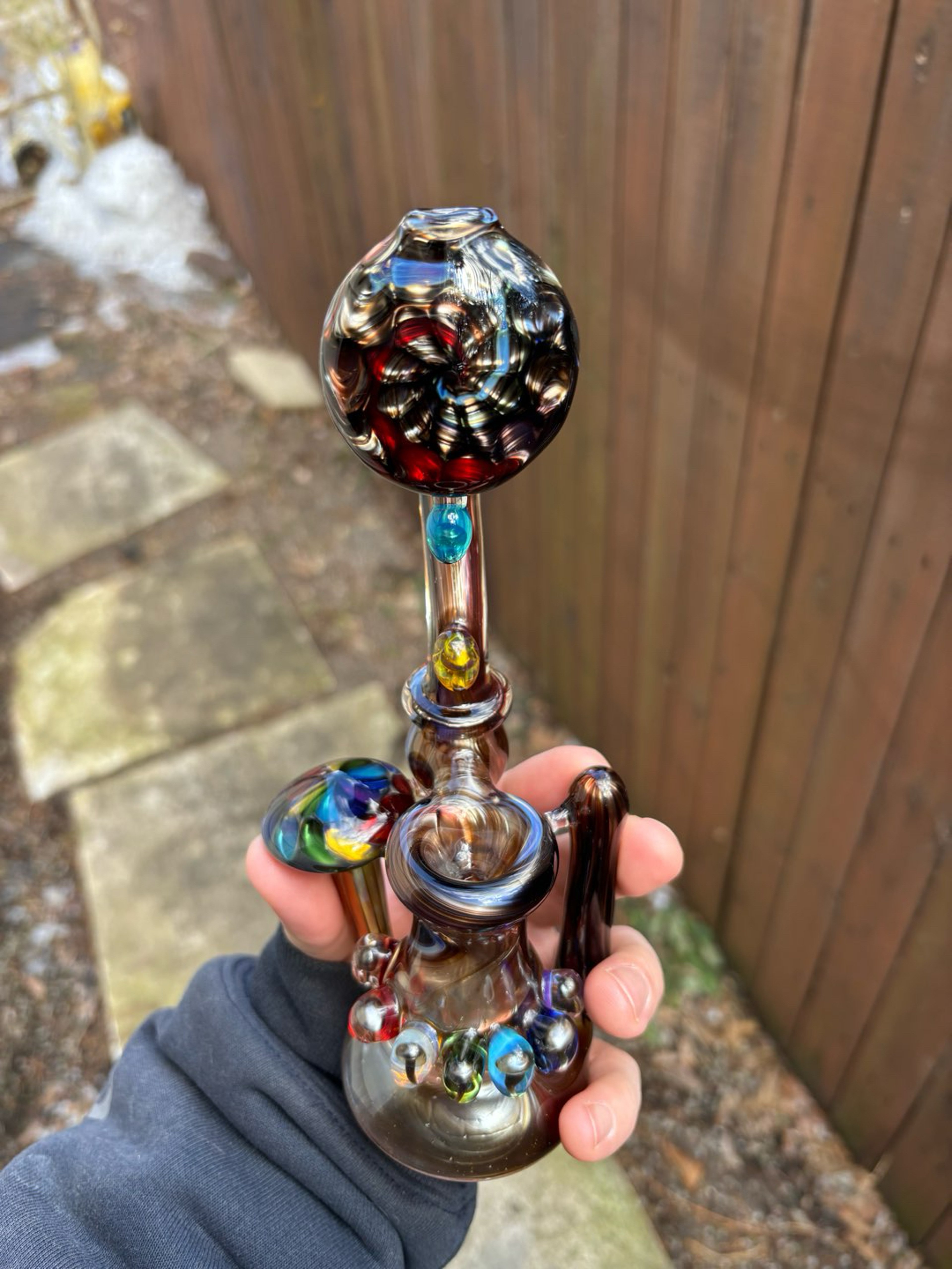 Preview pic of Electrum/rainbow Recycling flower bub