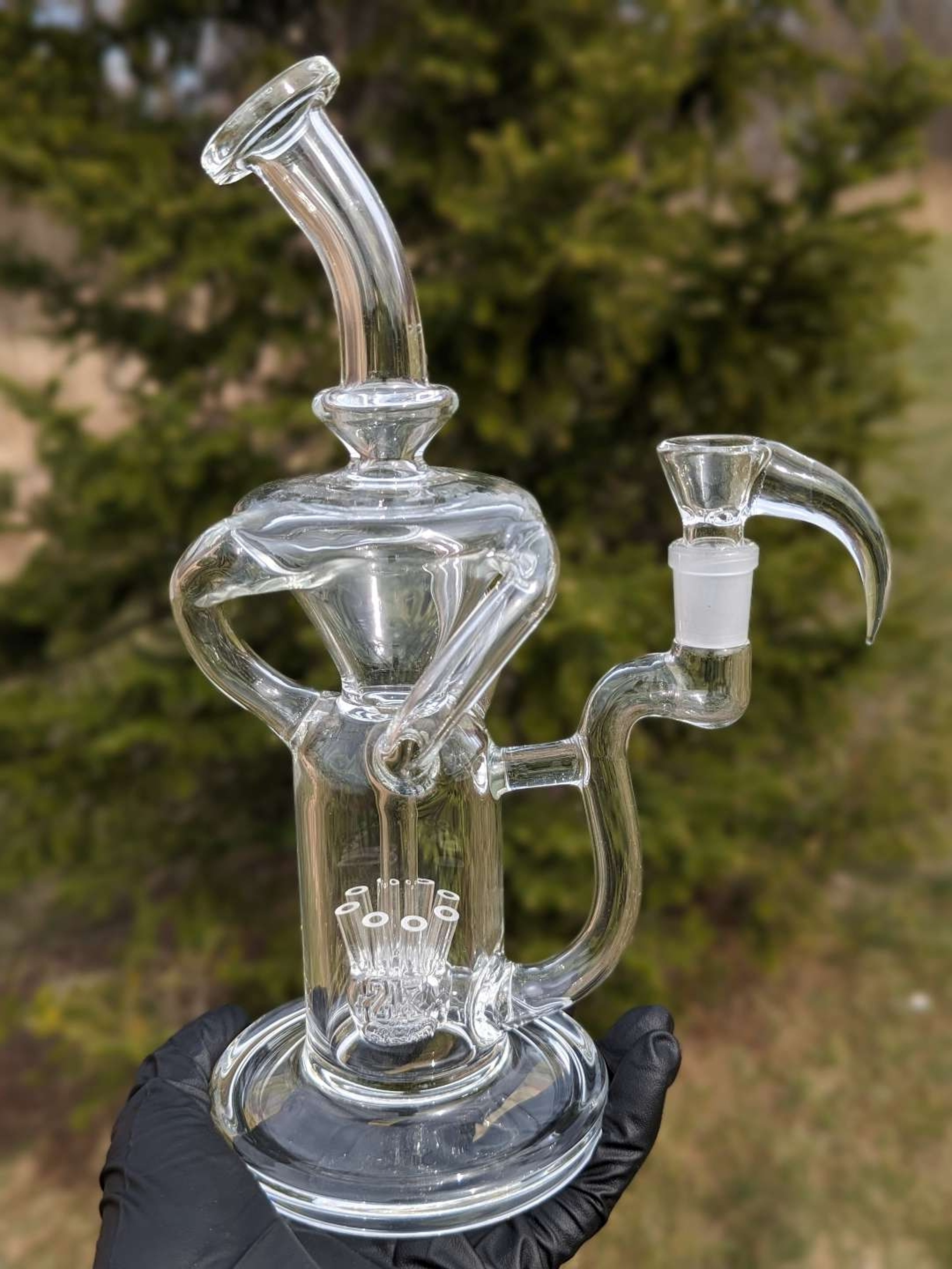 Preview pic of 2K Glass 10" Sprinkler Recycler Bong