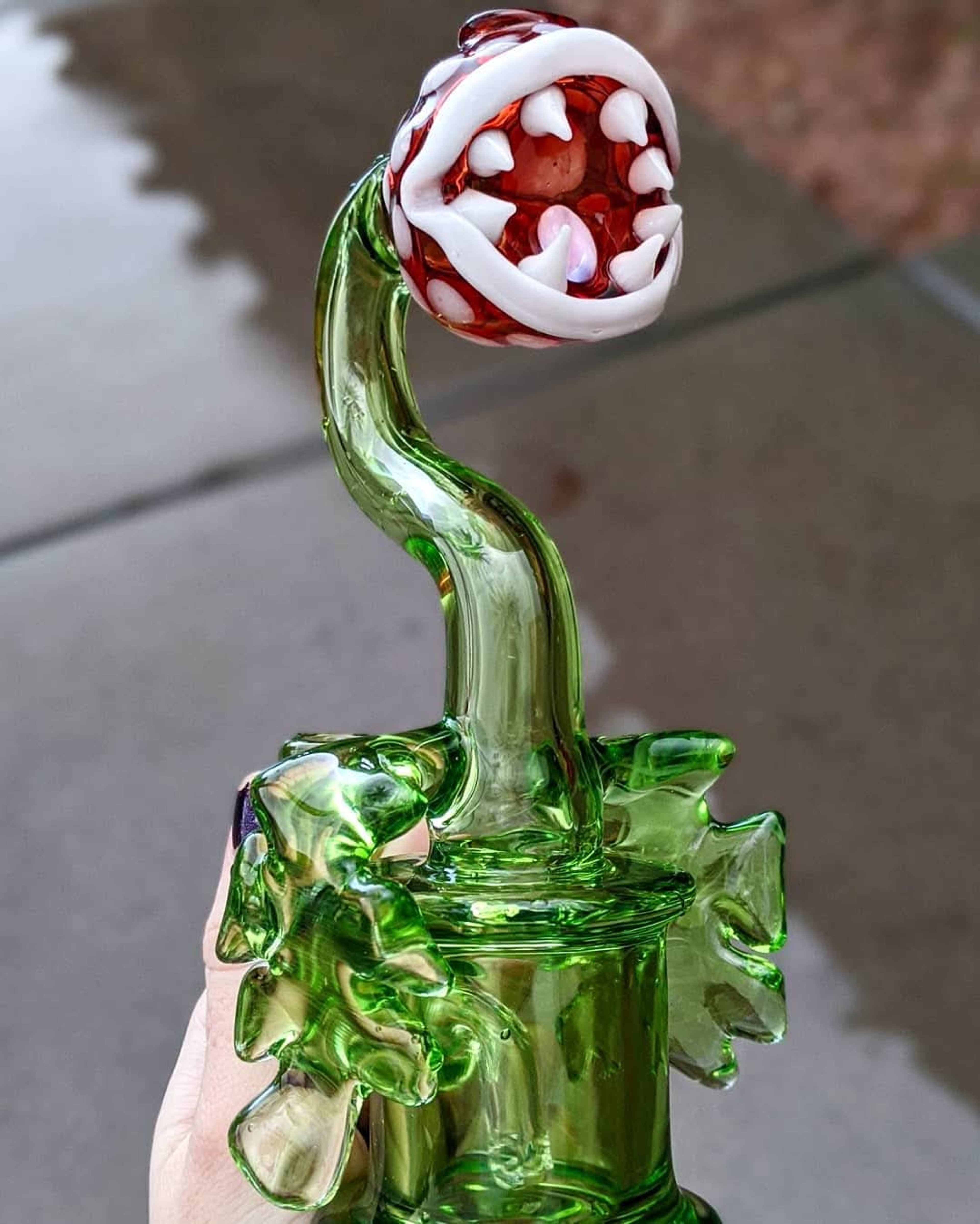 Preview pic of Piranha plant by Pacini glass