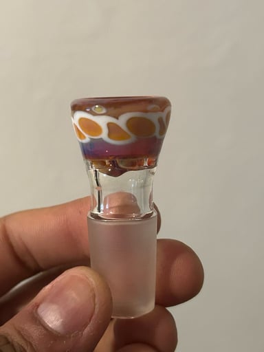 Preview pic of 18mm Amber Purple Dotstack Slide