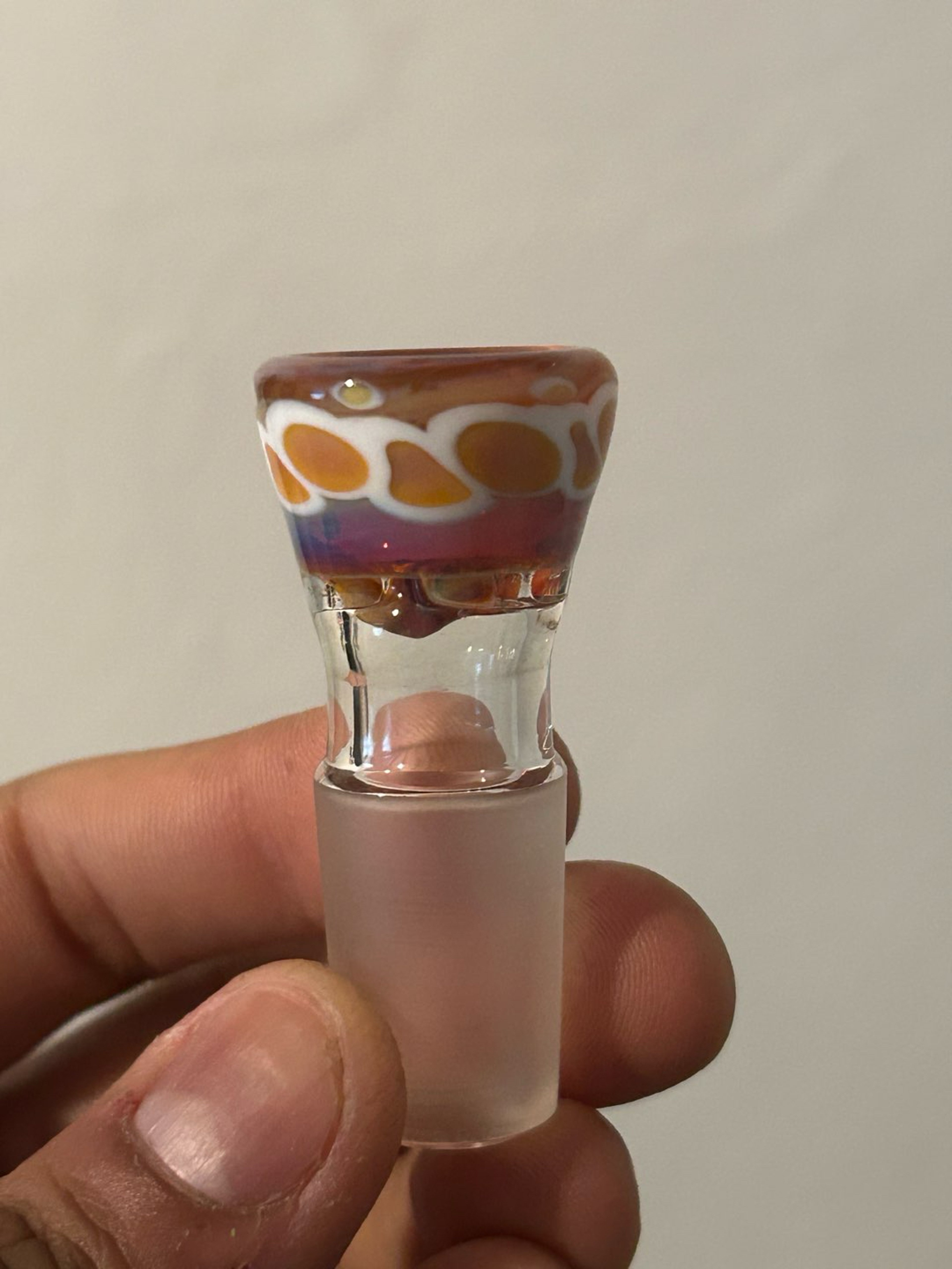 Preview pic of 18mm Amber Purple Dotstack Slide