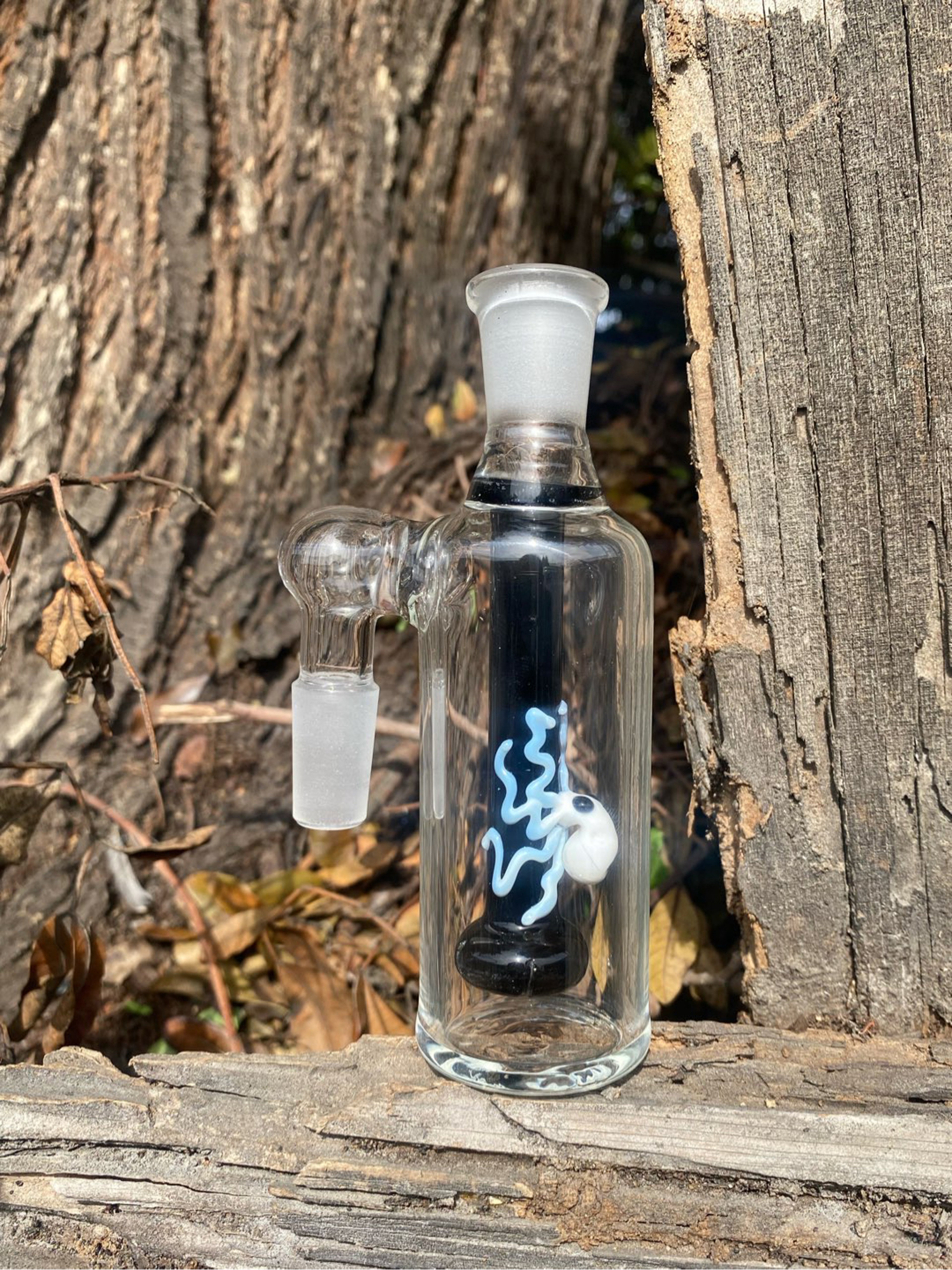 Preview pic of 14mm Ash catcher 90 degree white octopus