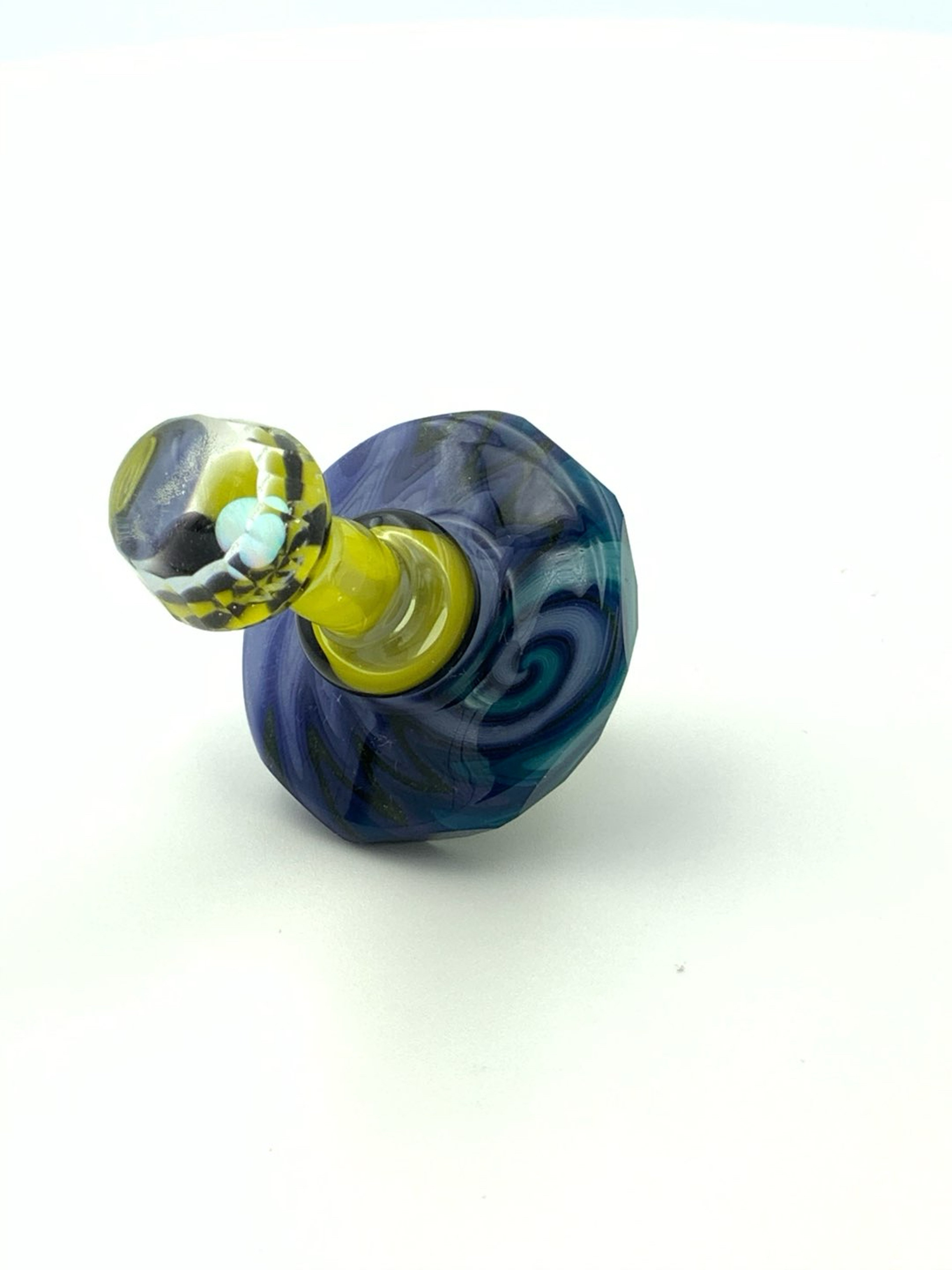 Preview pic of ID Glass Faceted Opal Spinner Cap