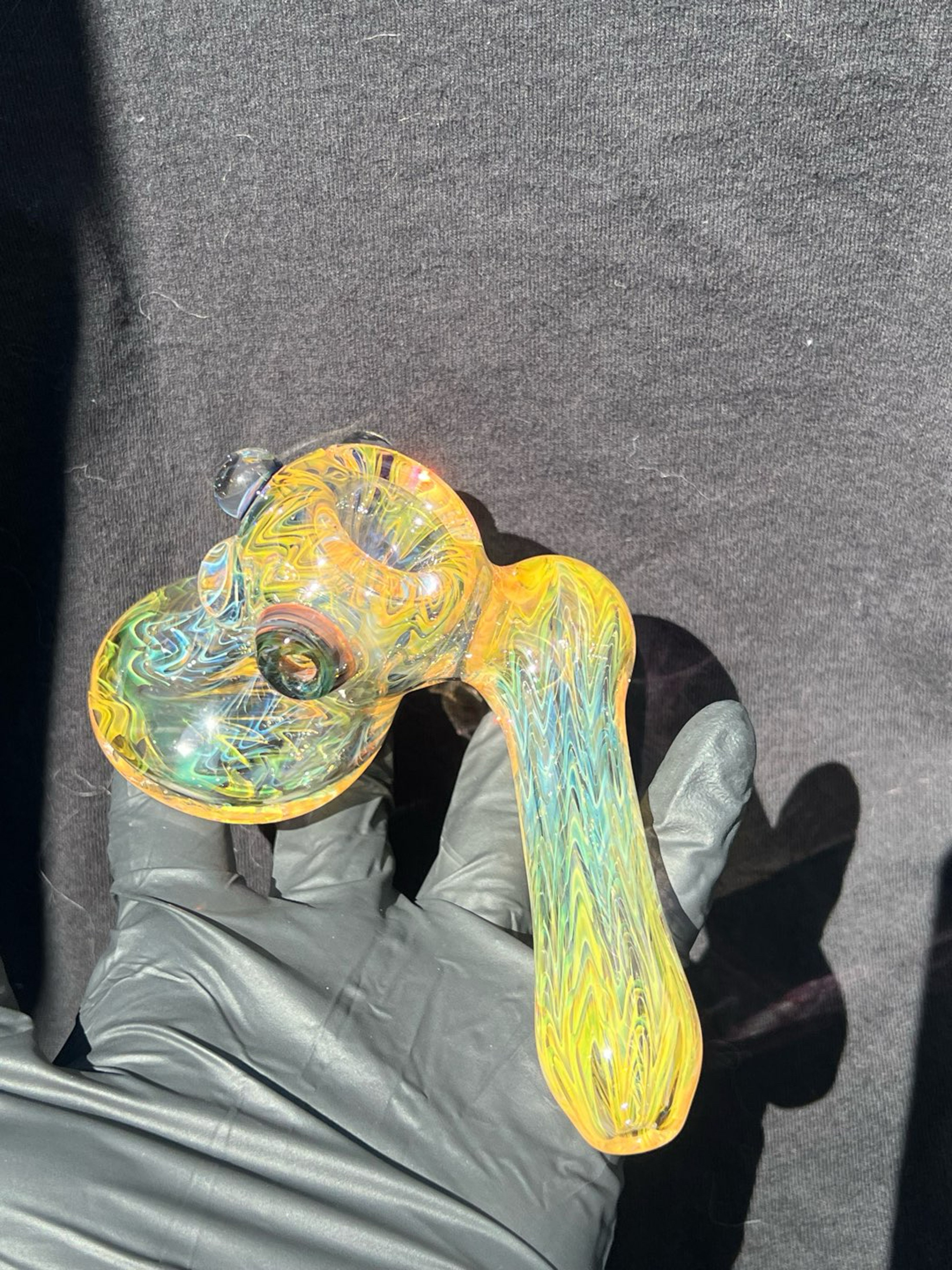 Preview pic of Silver and gold fumed sidecar