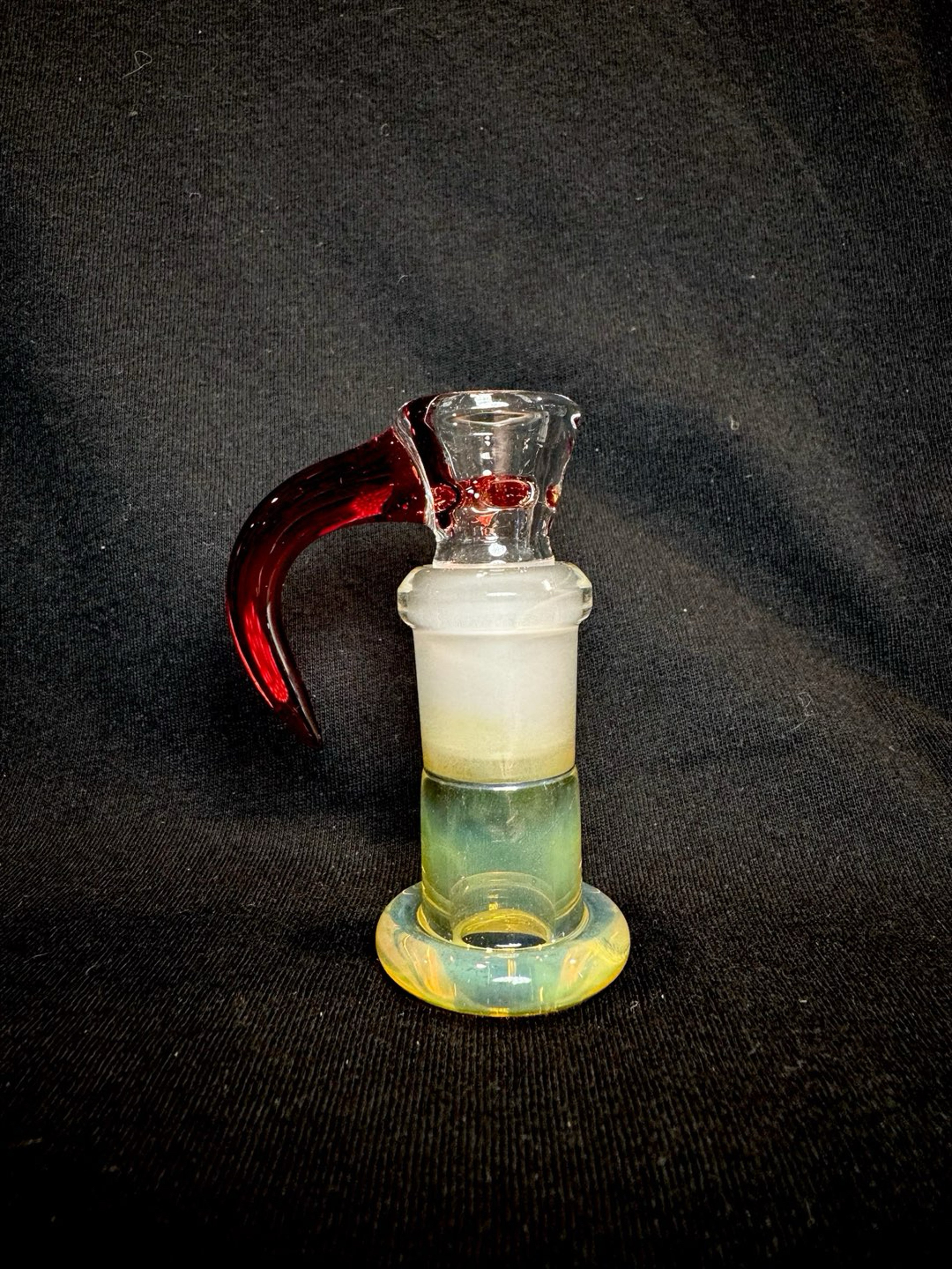 Preview pic of Welch Glass 14mm Slide (Partial Accent) Pomegranate