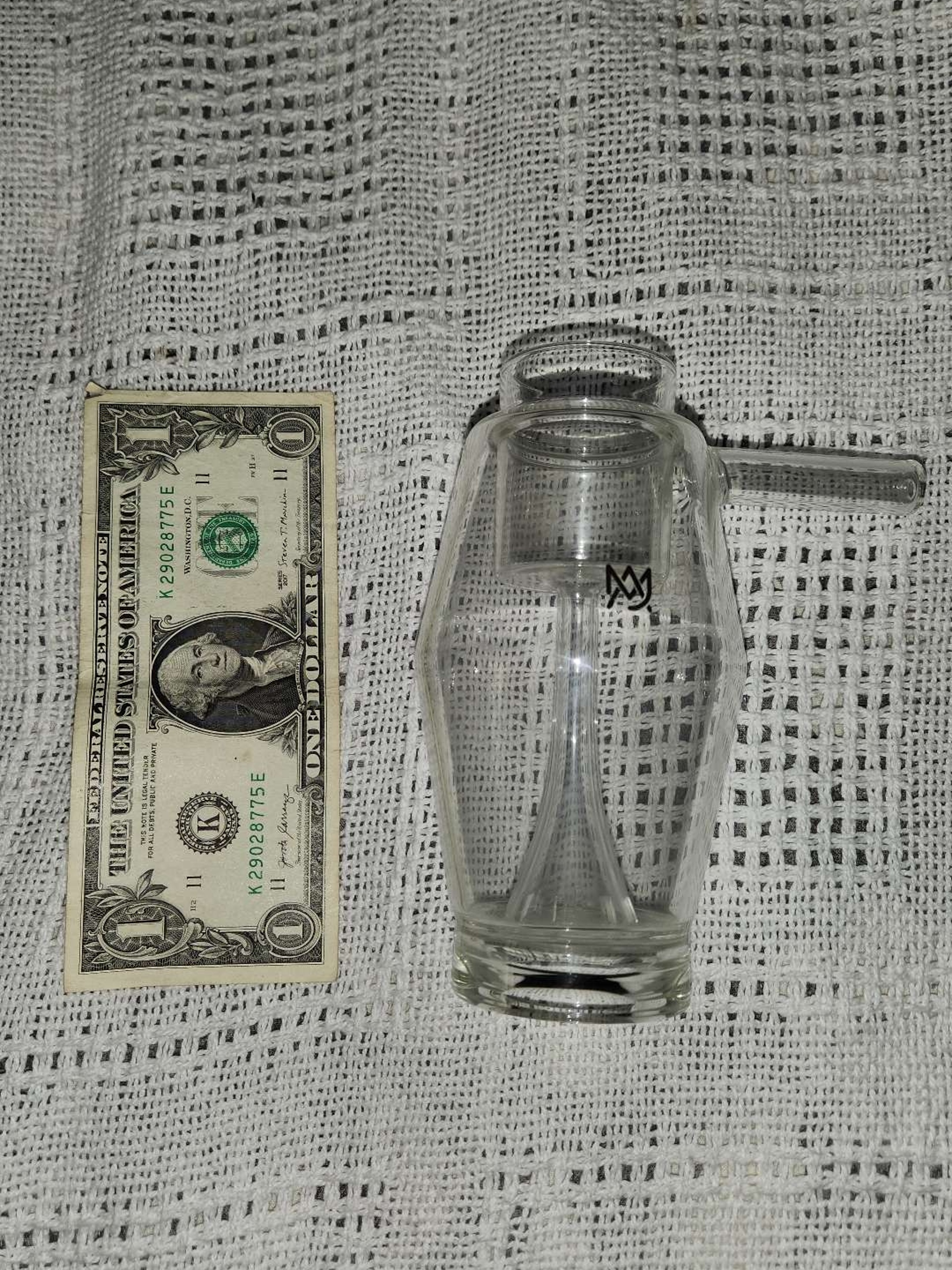 Preview pic of Puffco proxy bubbler - MJ Arsenal - thick glass fits in cupholder