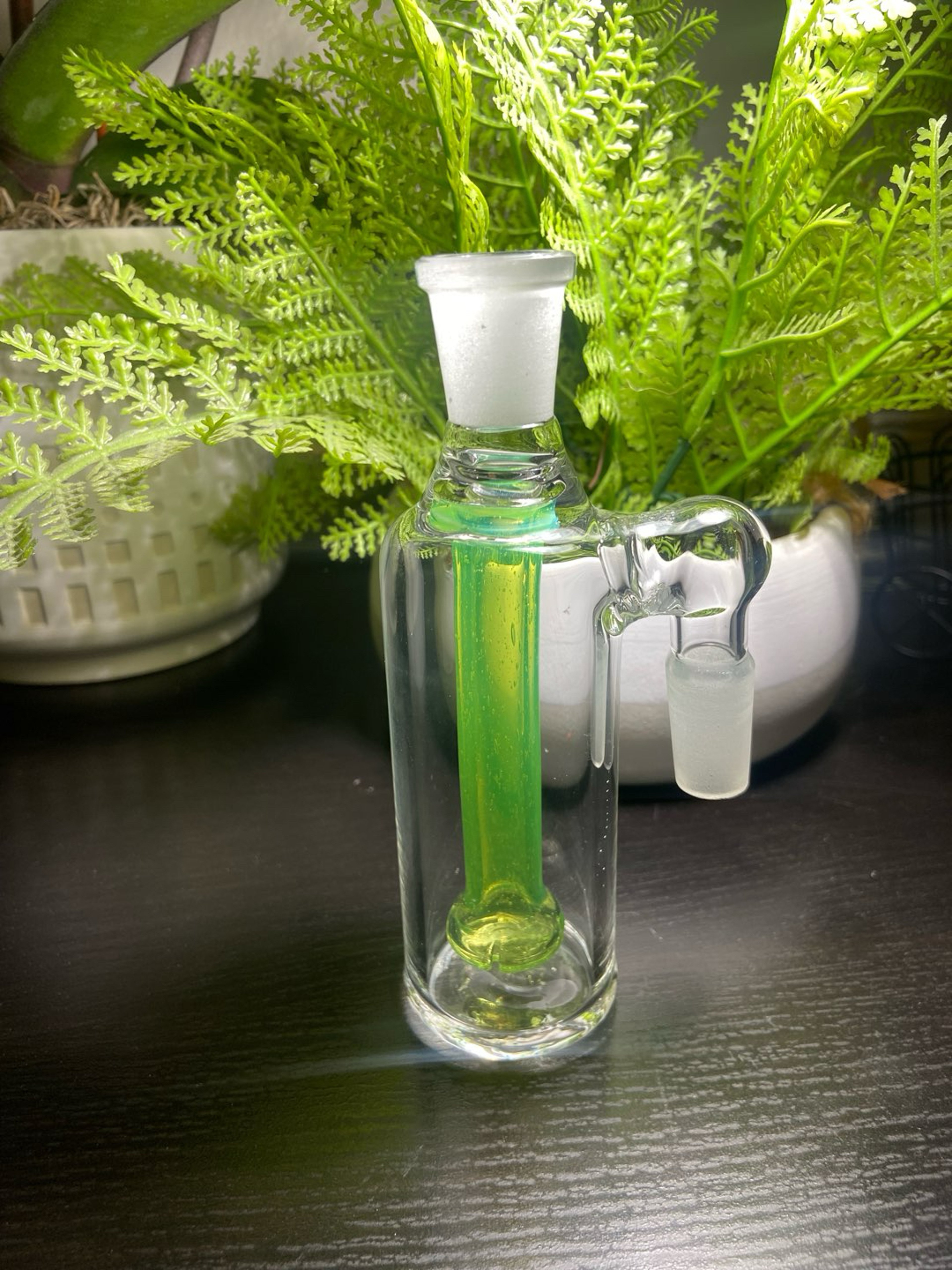 Preview pic of Ash catcher 14mm-90 degree green slime