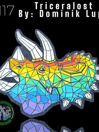 Preview pic of Moodmats - Dab Mat #117 - Triceralost By: Dominik Lupo