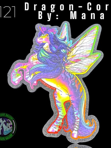 Preview pic of Moodmats - Dab Mat #121 - Dragon-Corn By: Mana