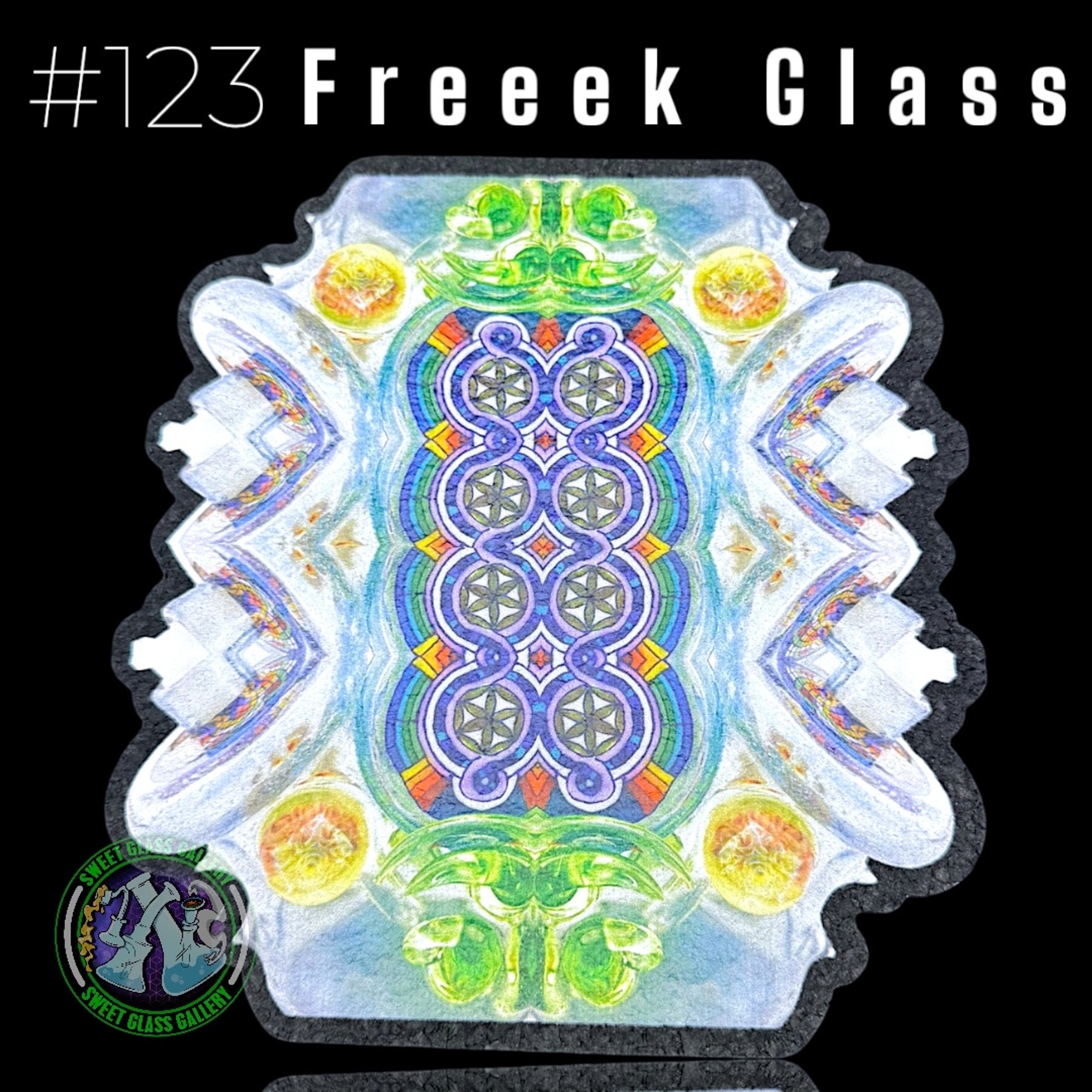 Preview pic of Moodmats - Dab Mat #123 - Freeek Glass