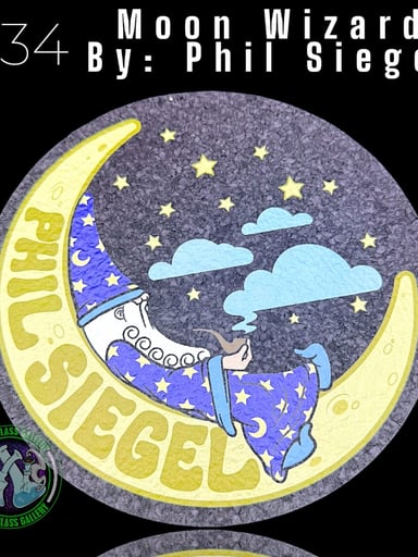 Preview pic of Moodmats - Dab Mat #134 - Moon Wizard By: Phil Siegel