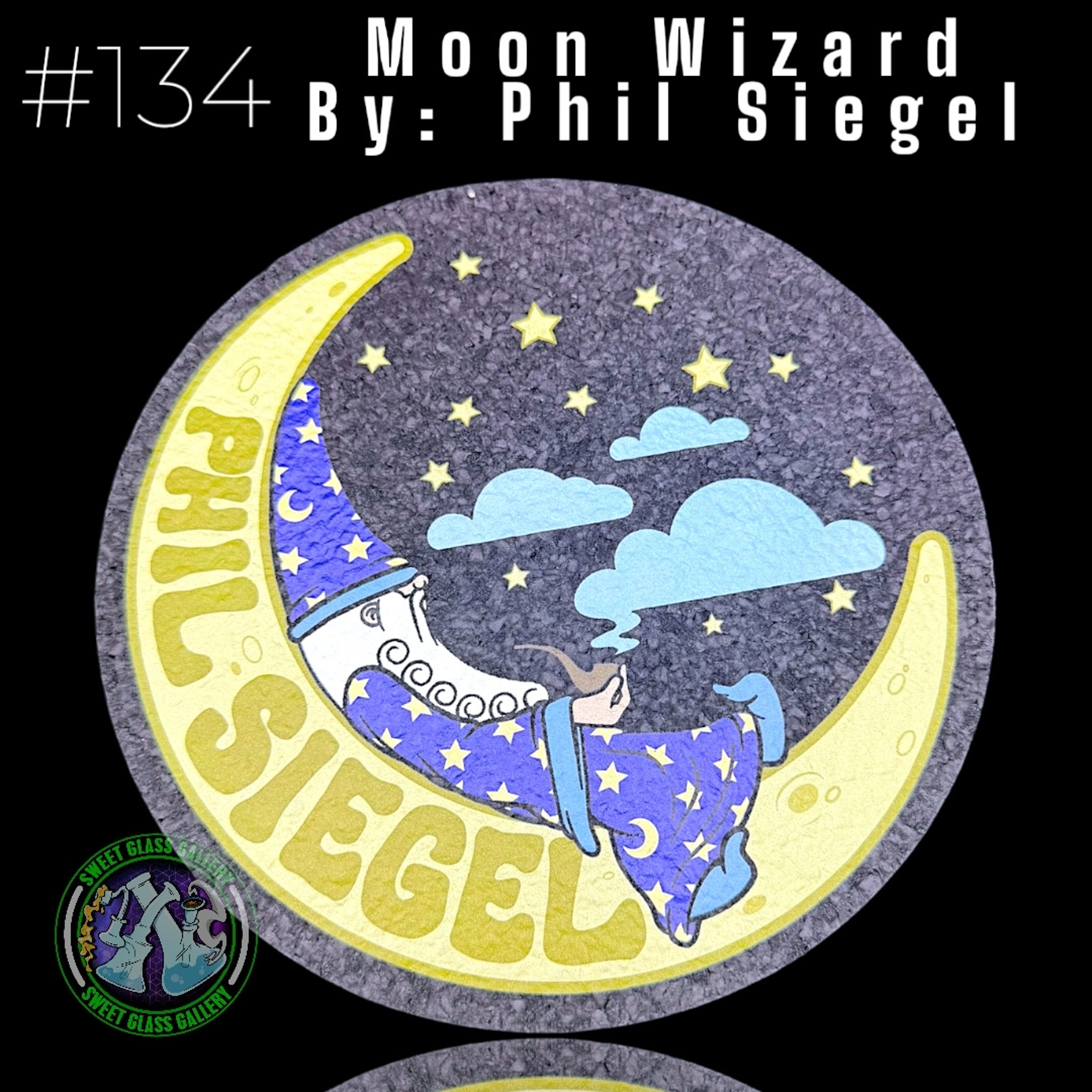 Preview pic of Moodmats - Dab Mat #134 - Moon Wizard By: Phil Siegel