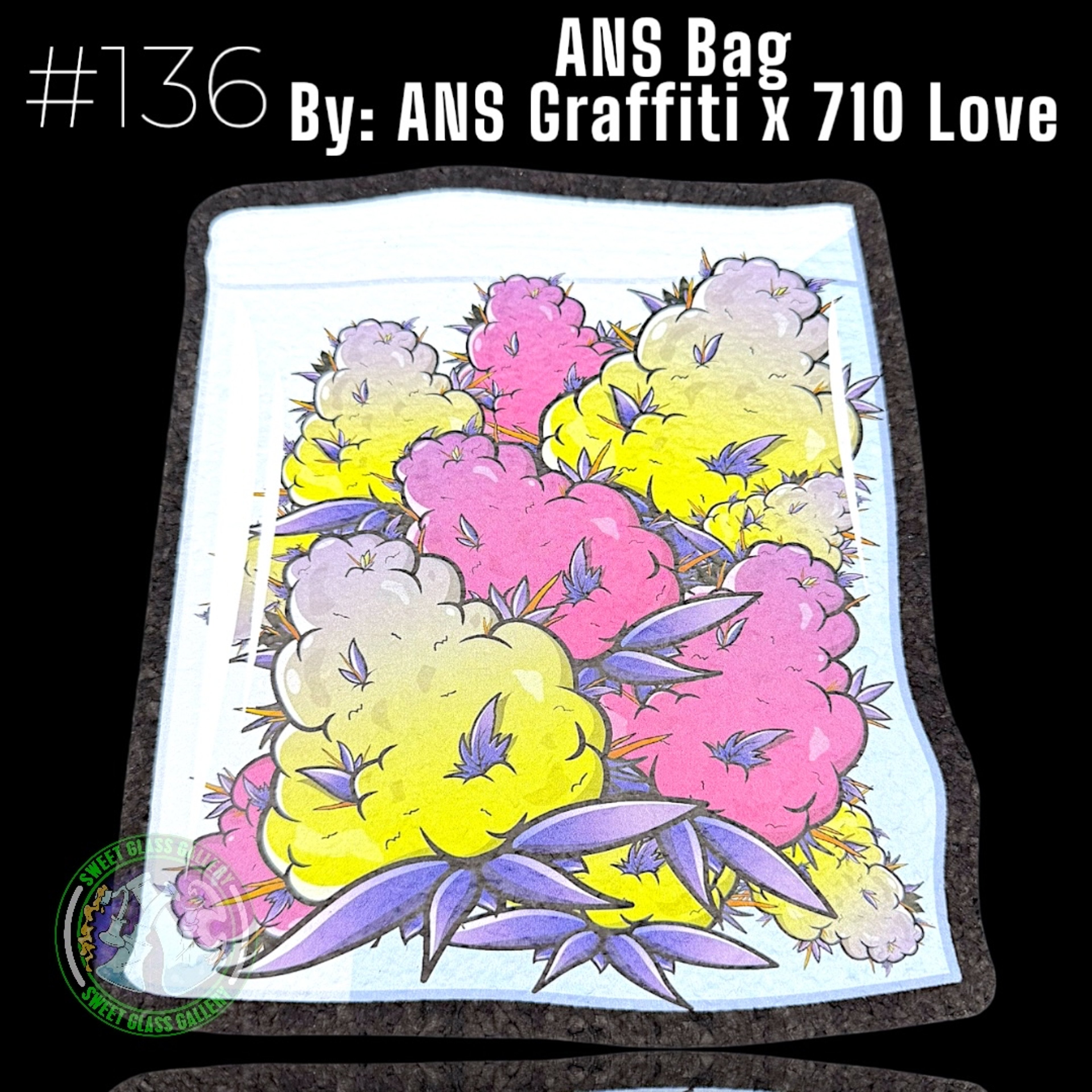 Preview pic of Moodmats - Dab Mat #136 ANS Bag By: ANS Graffiti x 710 Love
