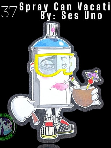 Preview pic of Moodmats - Dab Mat #137 - Spray Can Vacation By: Ses Uno