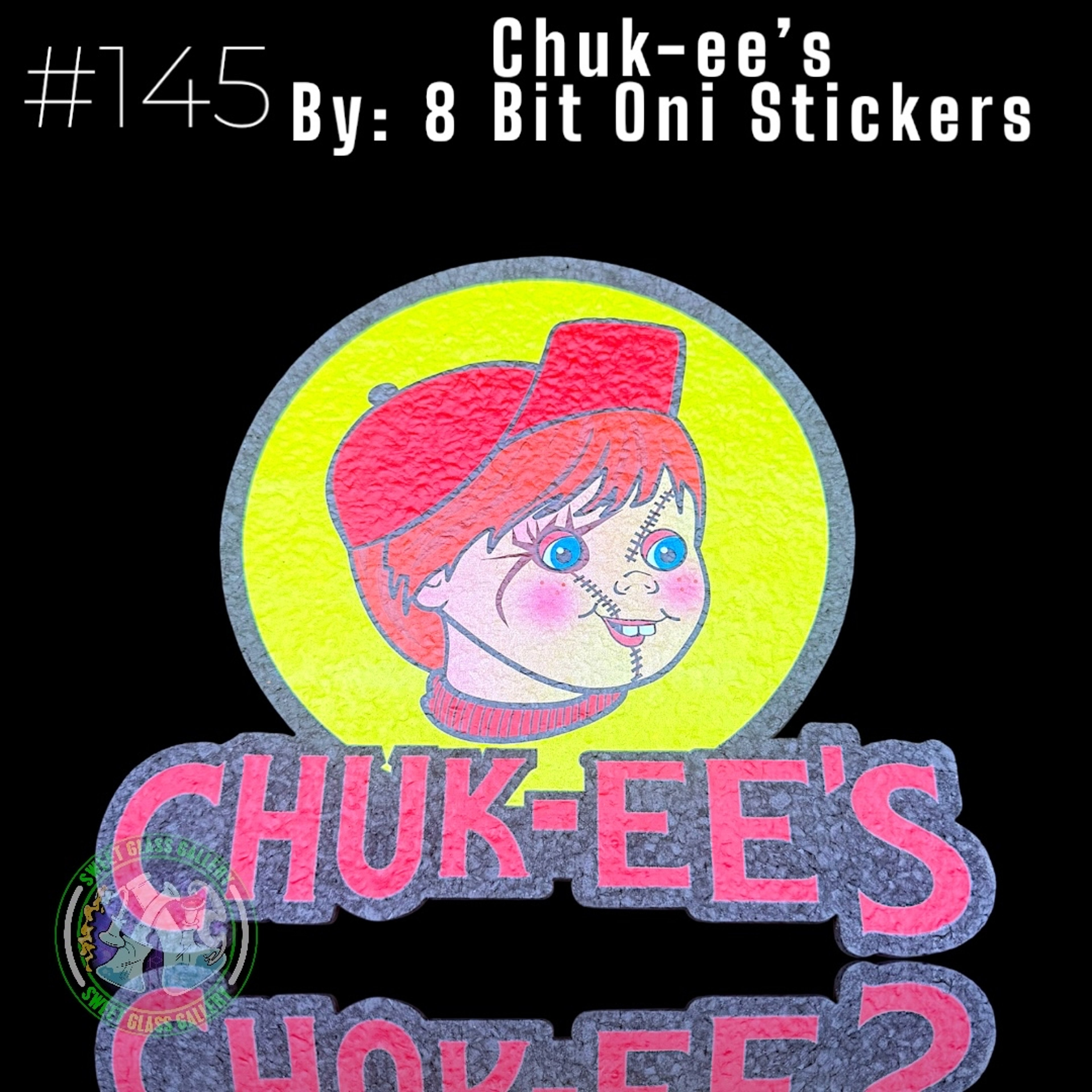 Preview pic of Moodmats - Dab Mat #145 - Chuk-ee’s By: 8 Bit Oni Stickers