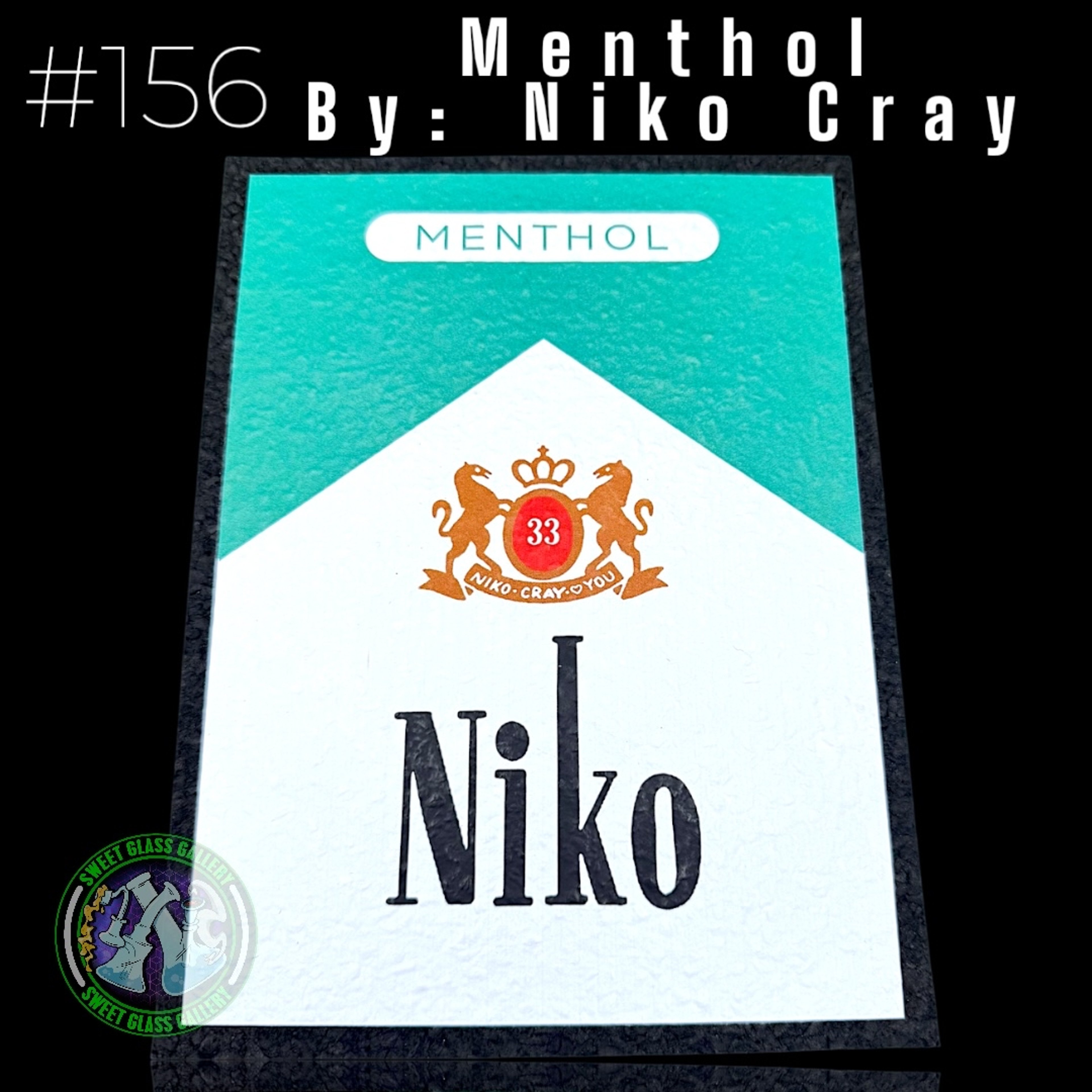 Preview pic of Moodmats - Dab Mat #156 - Menthol By: Niko Cray