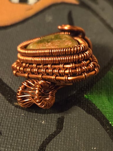 Preview pic of Copper wire wrapped pendent