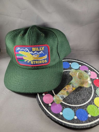 Preview pic of J Kelly Billy Strings Spoon Pipe with Hat