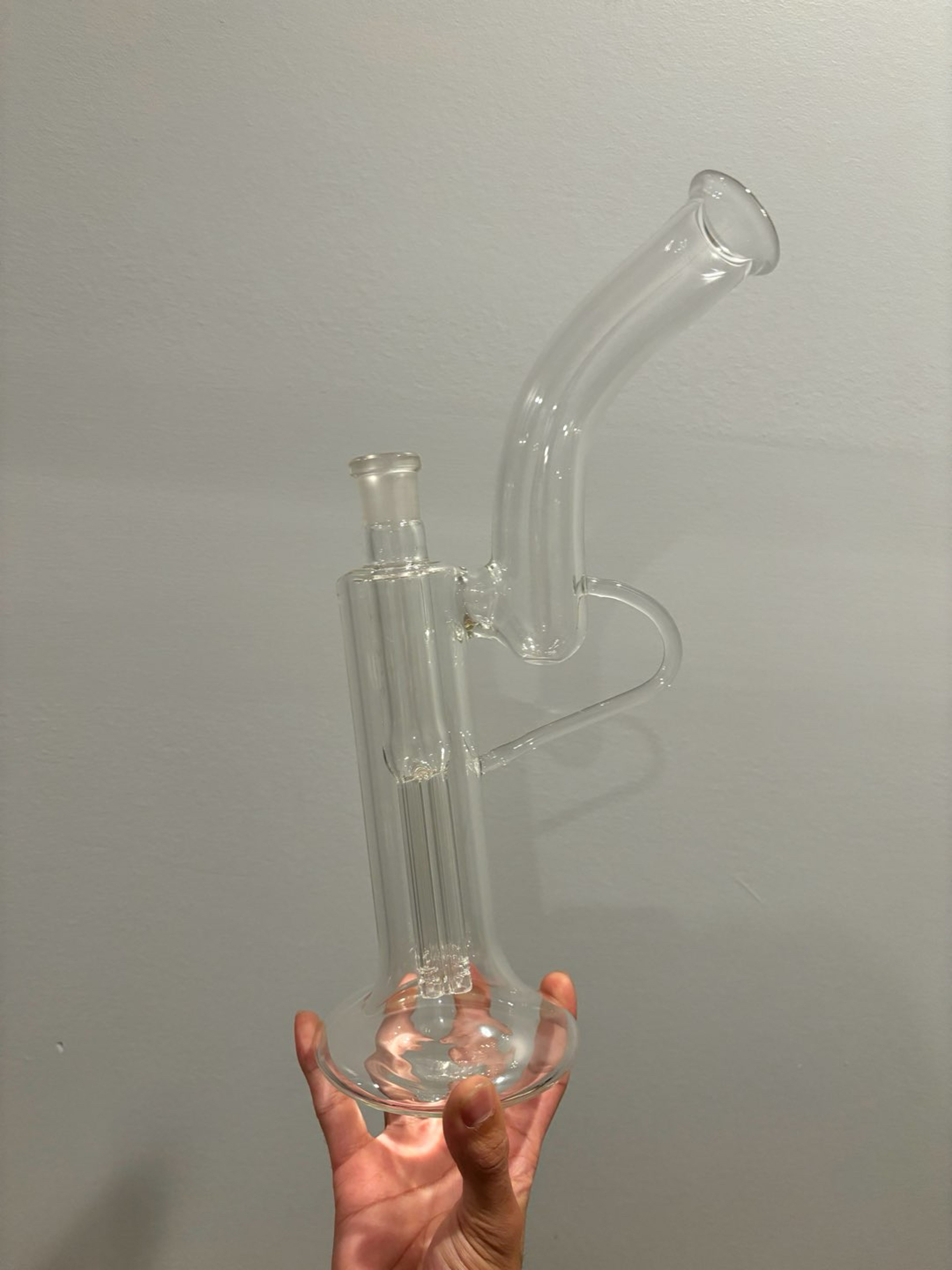 Preview pic of Newschool glass F4 slitted single bub 44mm mouthpiece