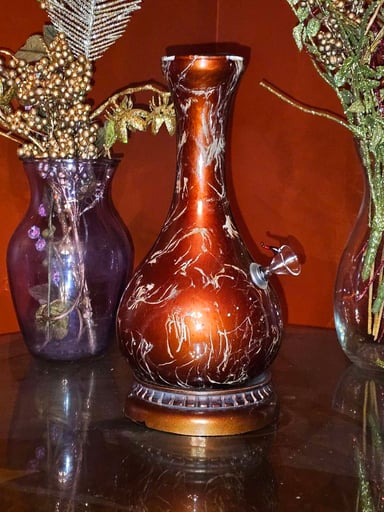 Preview pic of Upcycled Bepsoke Red Vase Bong